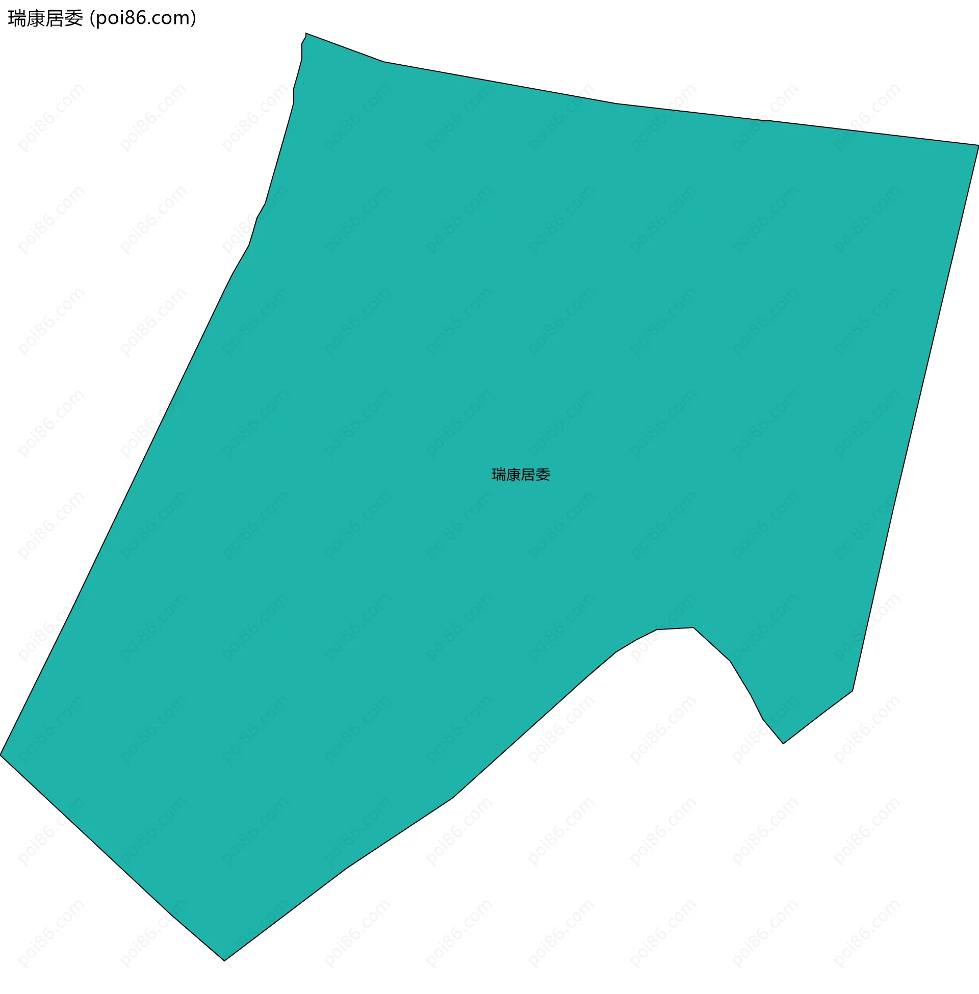 瑞康居委边界地图