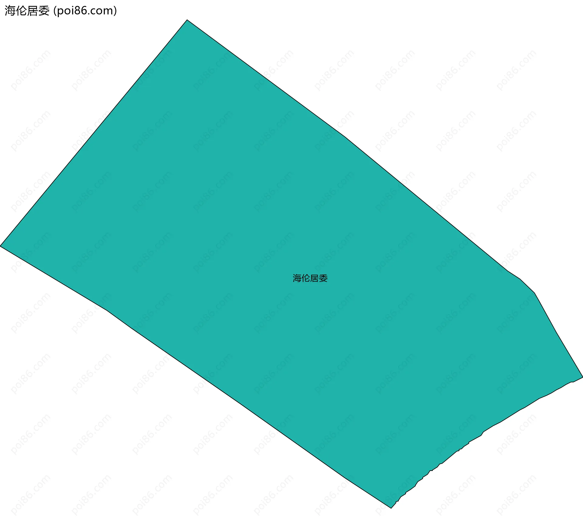 海伦居委边界地图