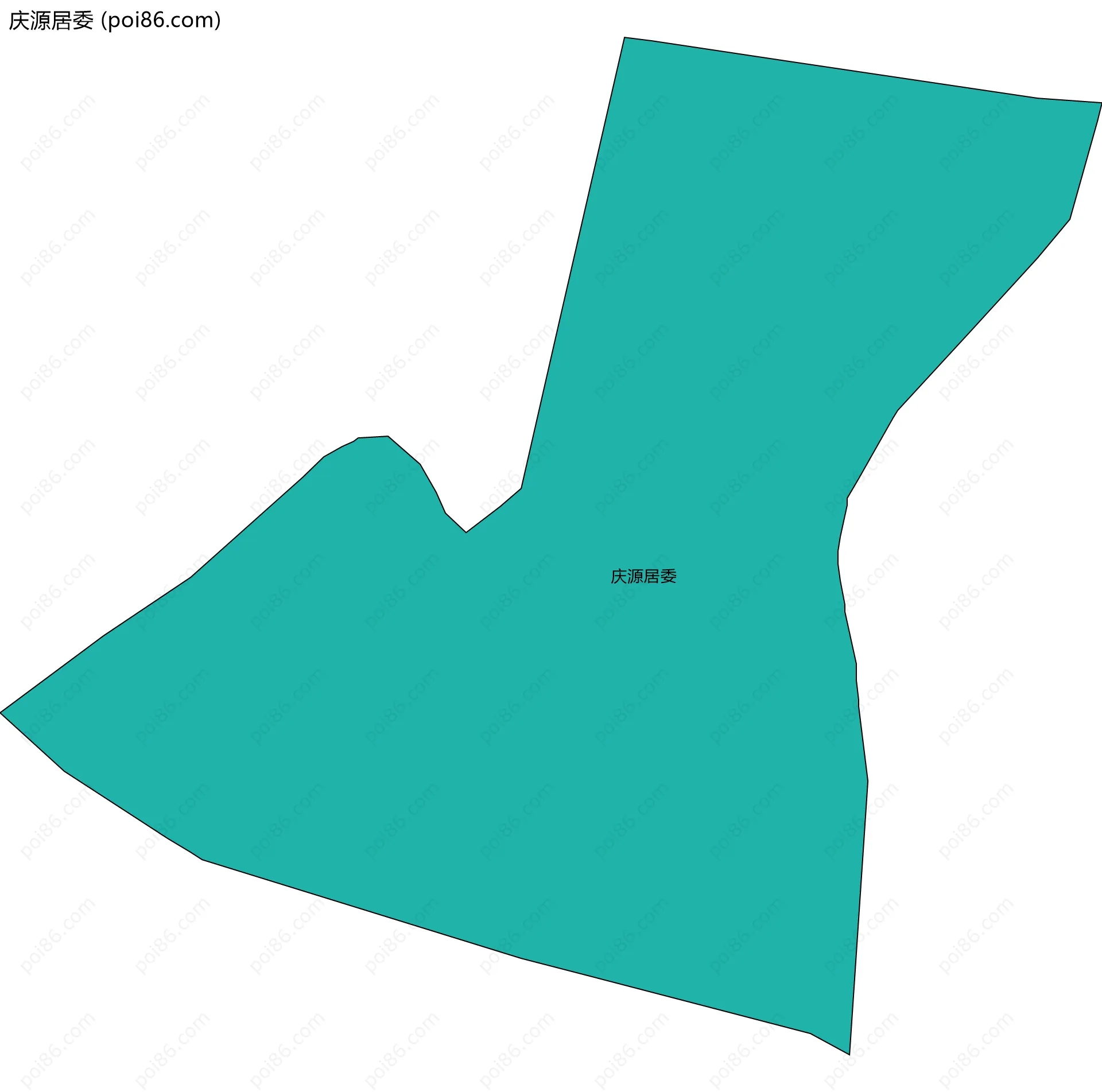 庆源居委边界地图