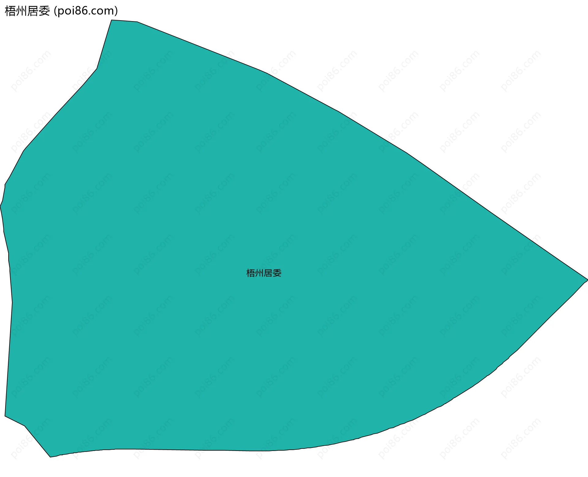 梧州居委边界地图