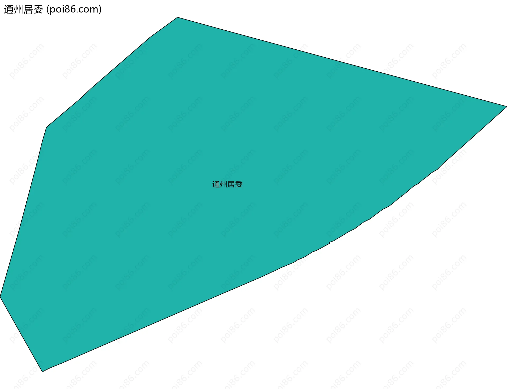 通州居委边界地图