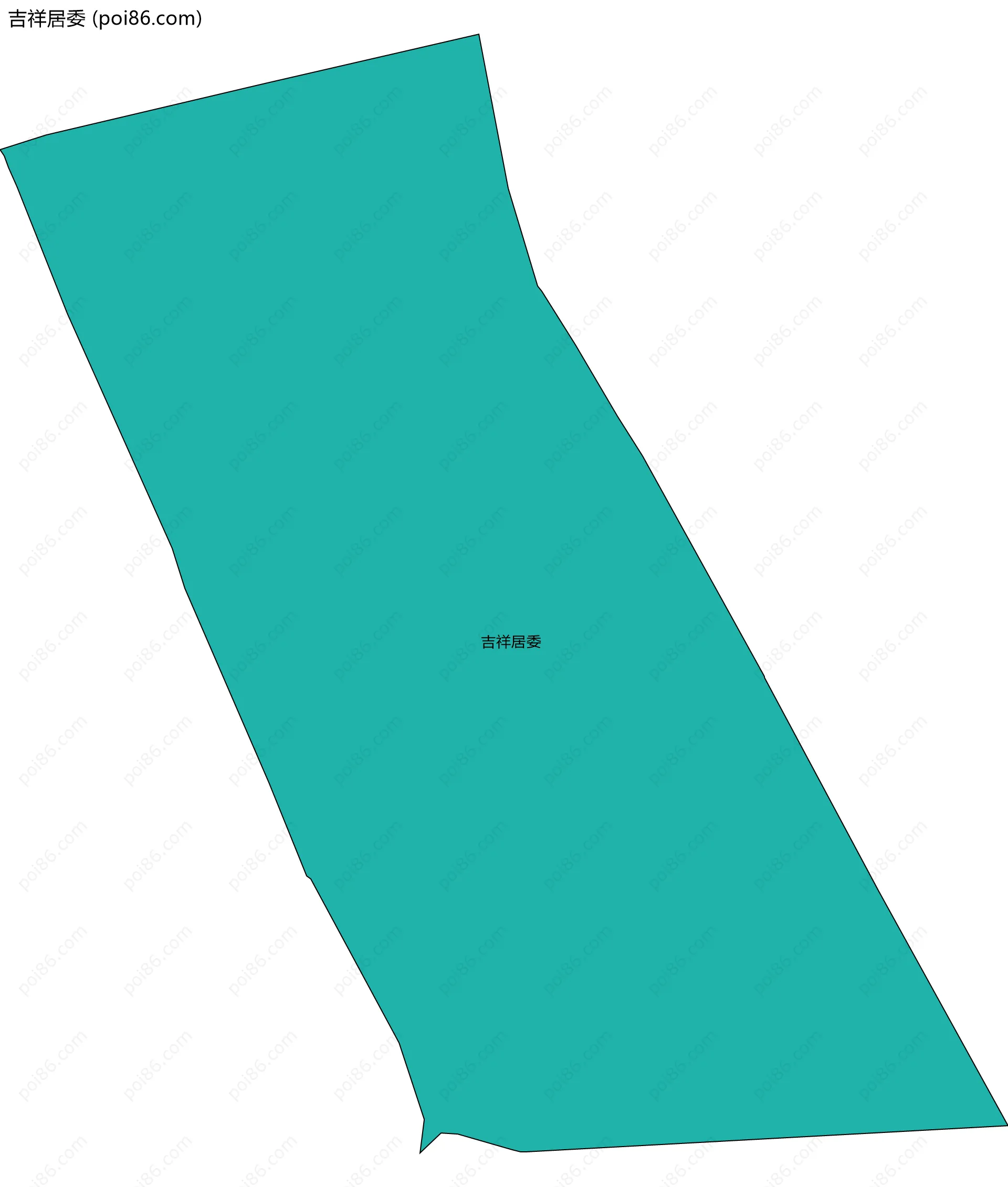 吉祥居委边界地图