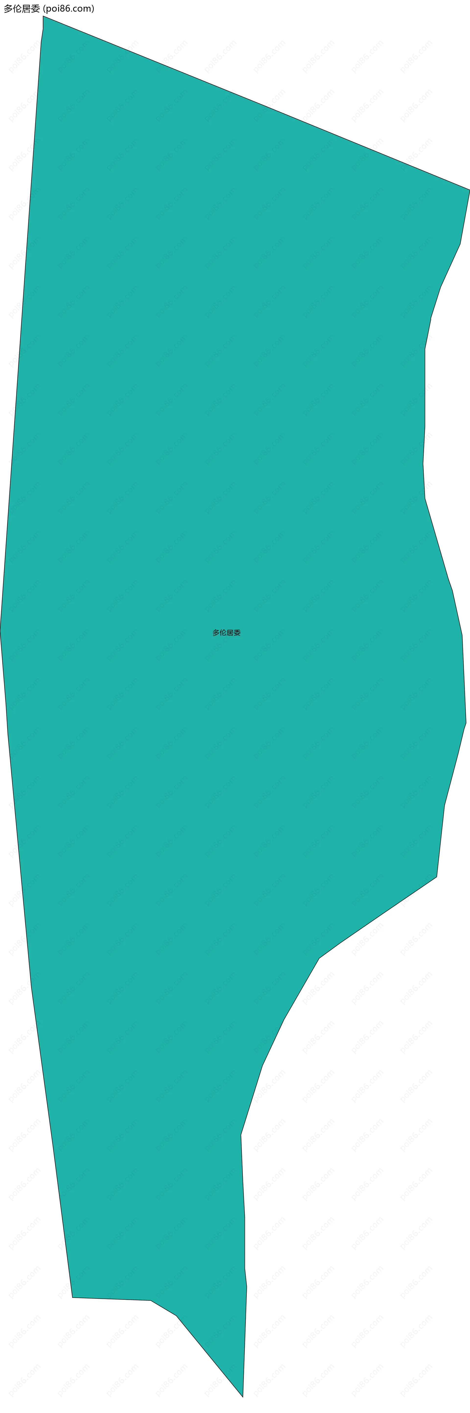 多伦居委边界地图