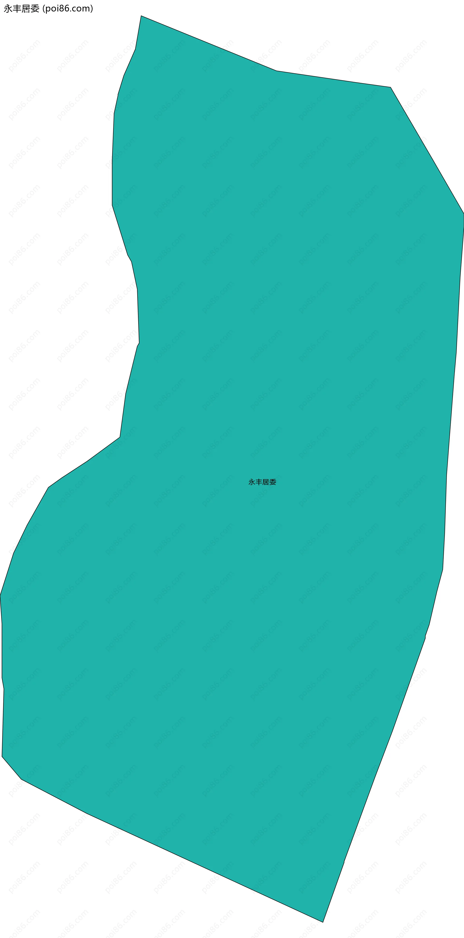 永丰居委边界地图