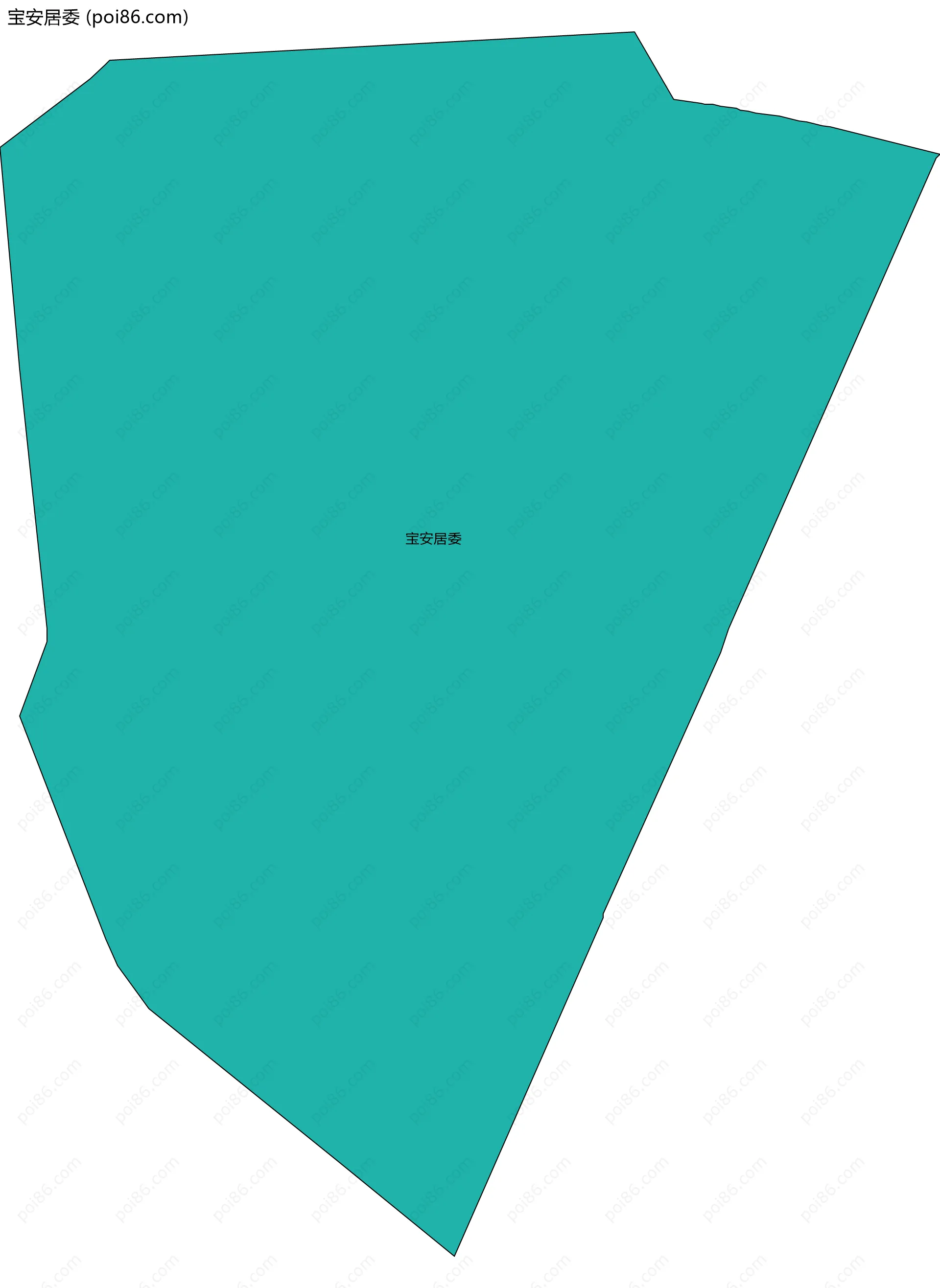 宝安居委边界地图