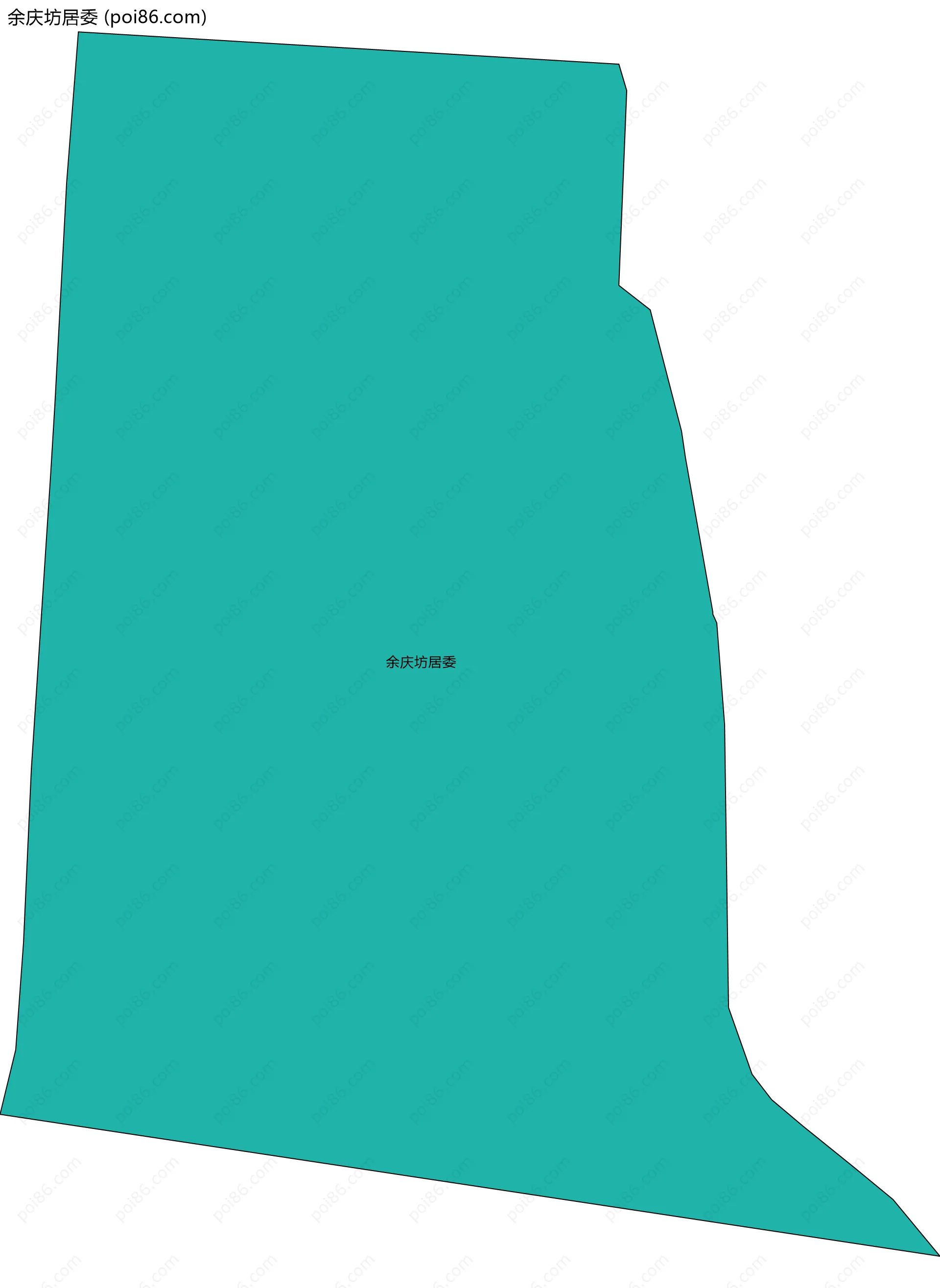 余庆坊居委边界地图