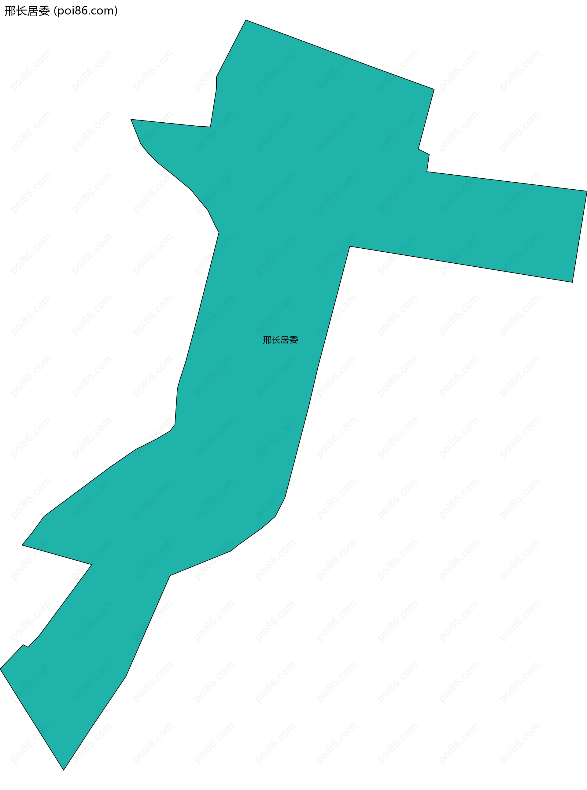 邢长居委边界地图