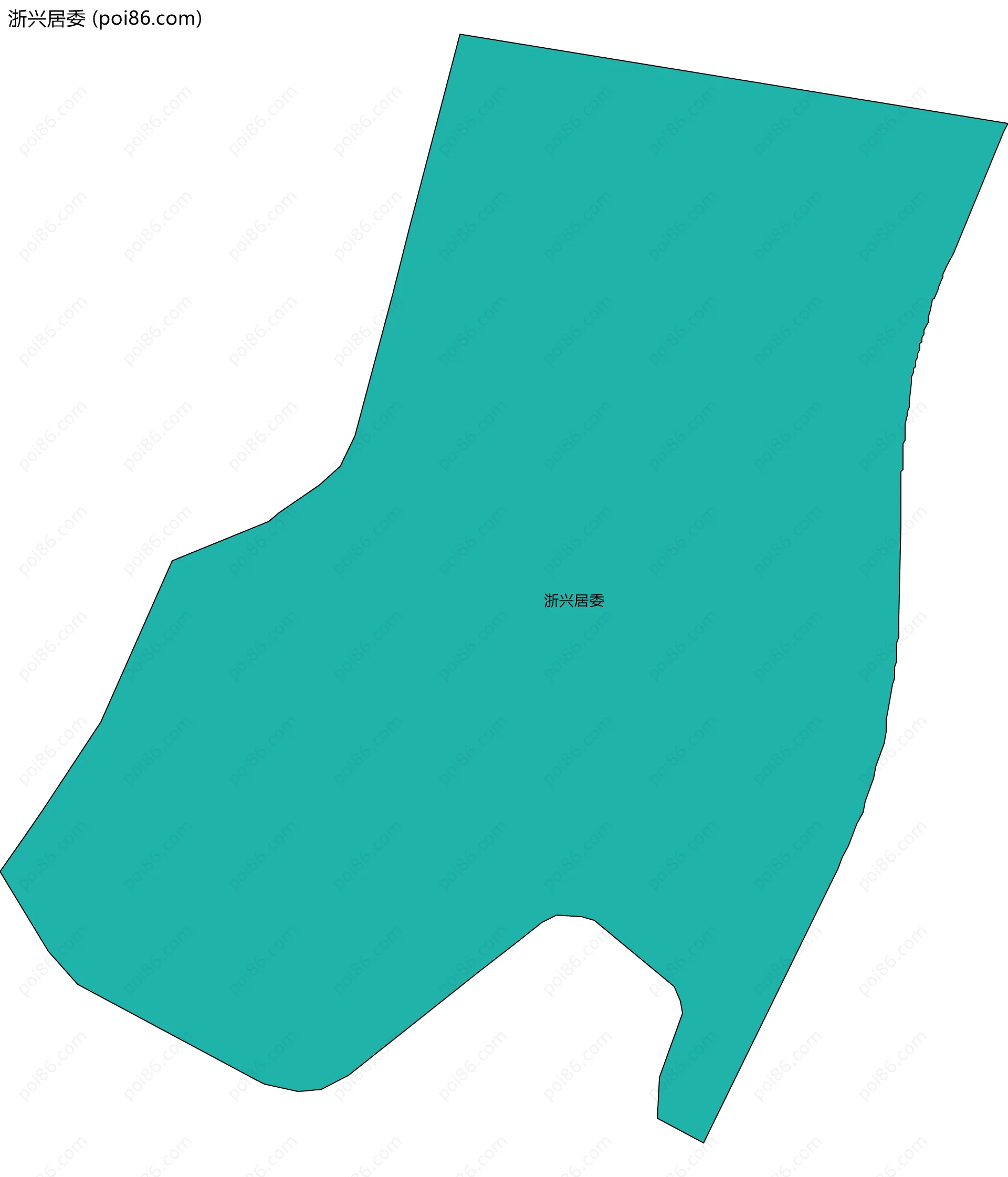 浙兴居委边界地图