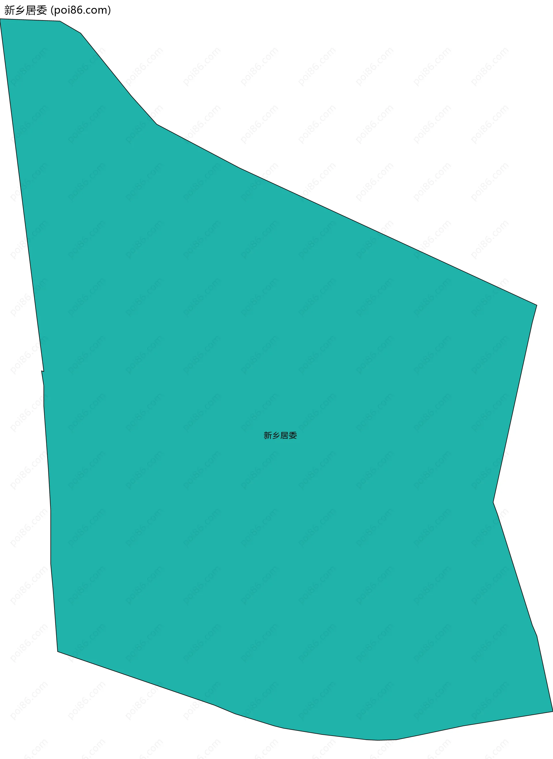 新乡居委边界地图