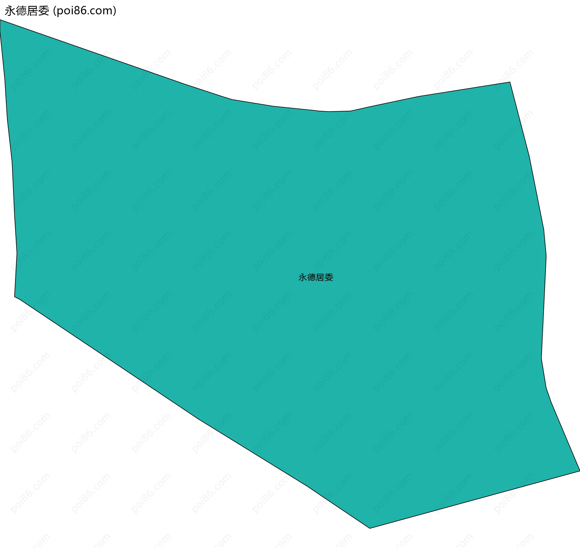永德居委边界地图