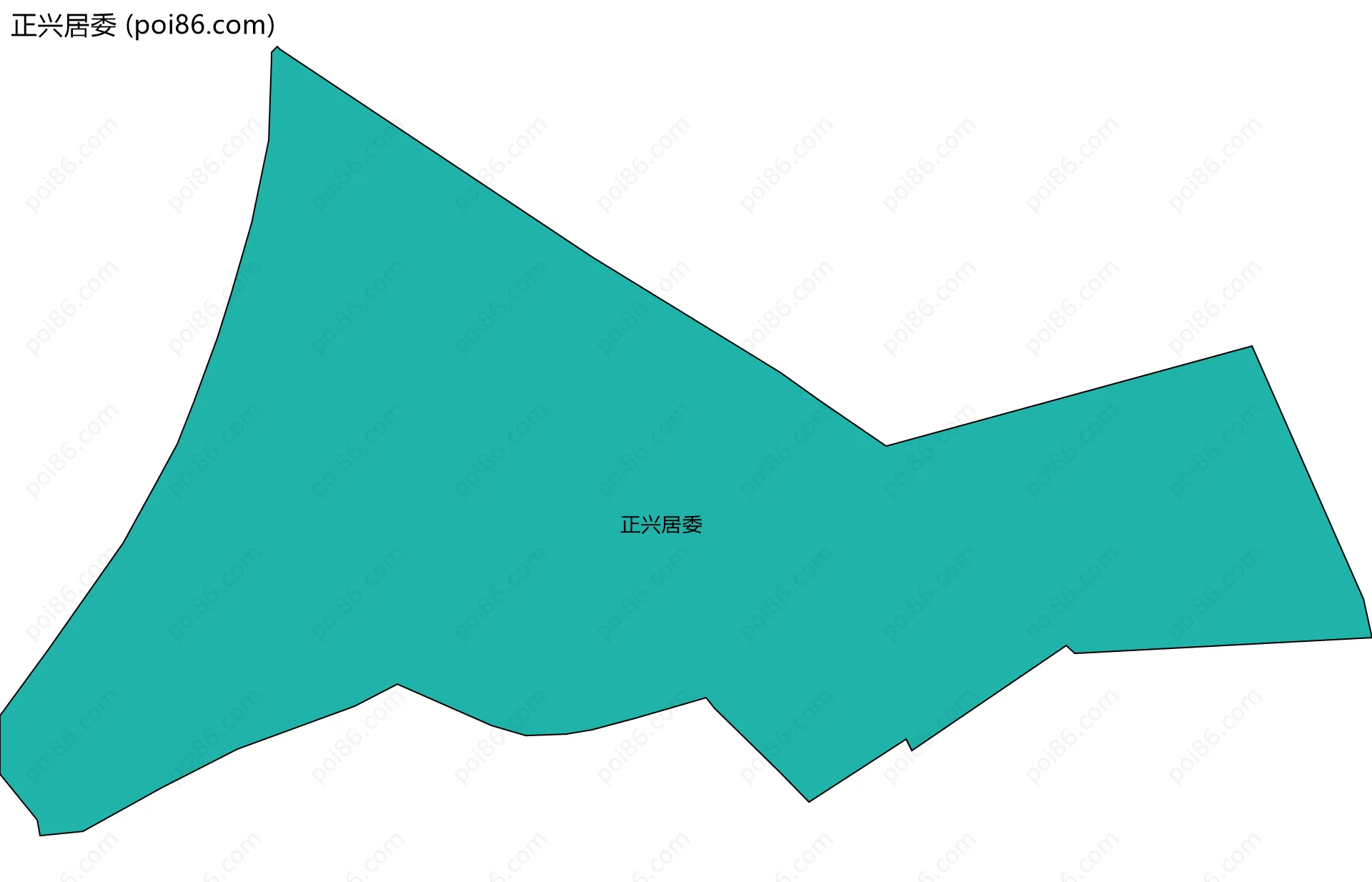 正兴居委边界地图
