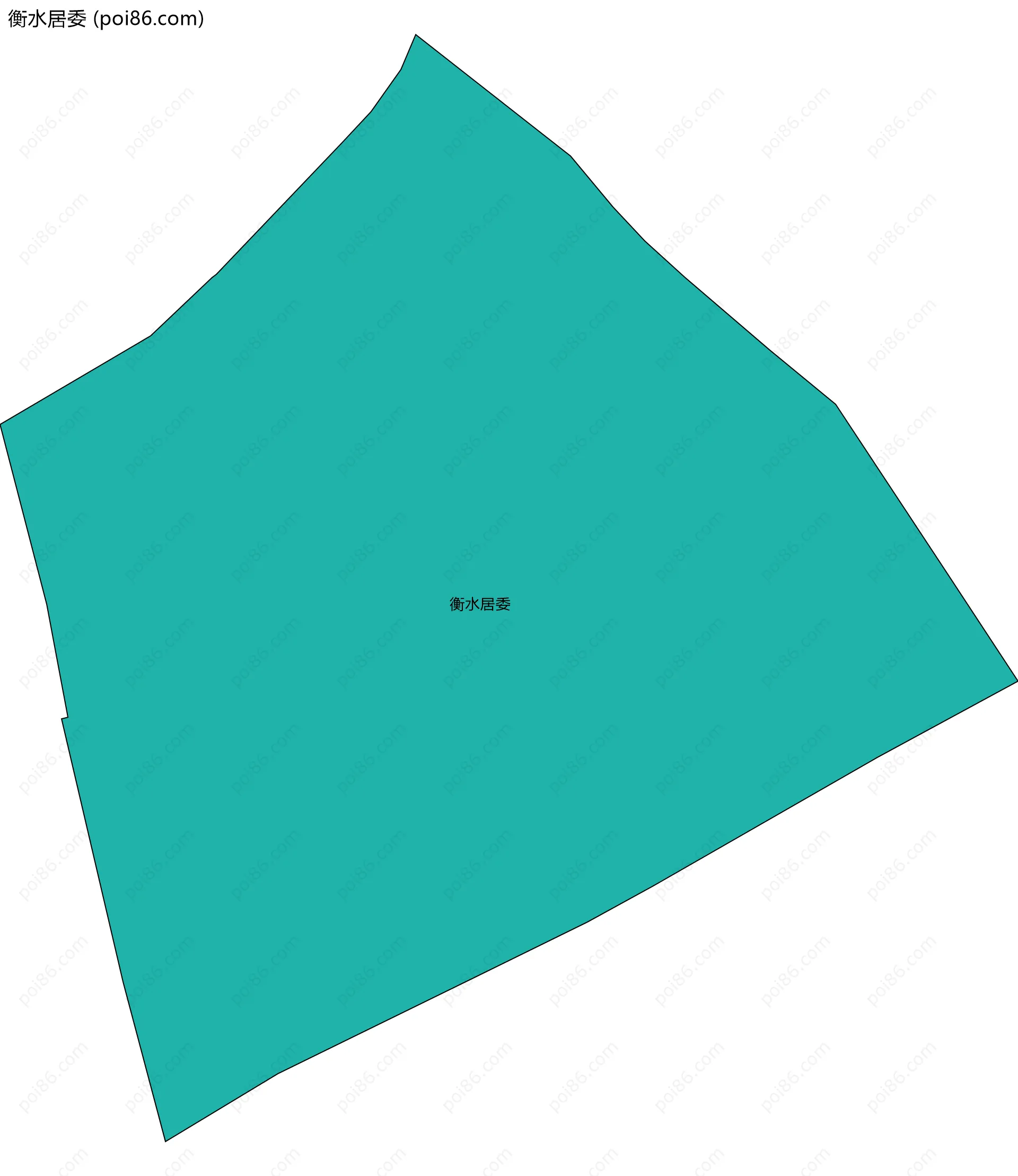 衡水居委边界地图