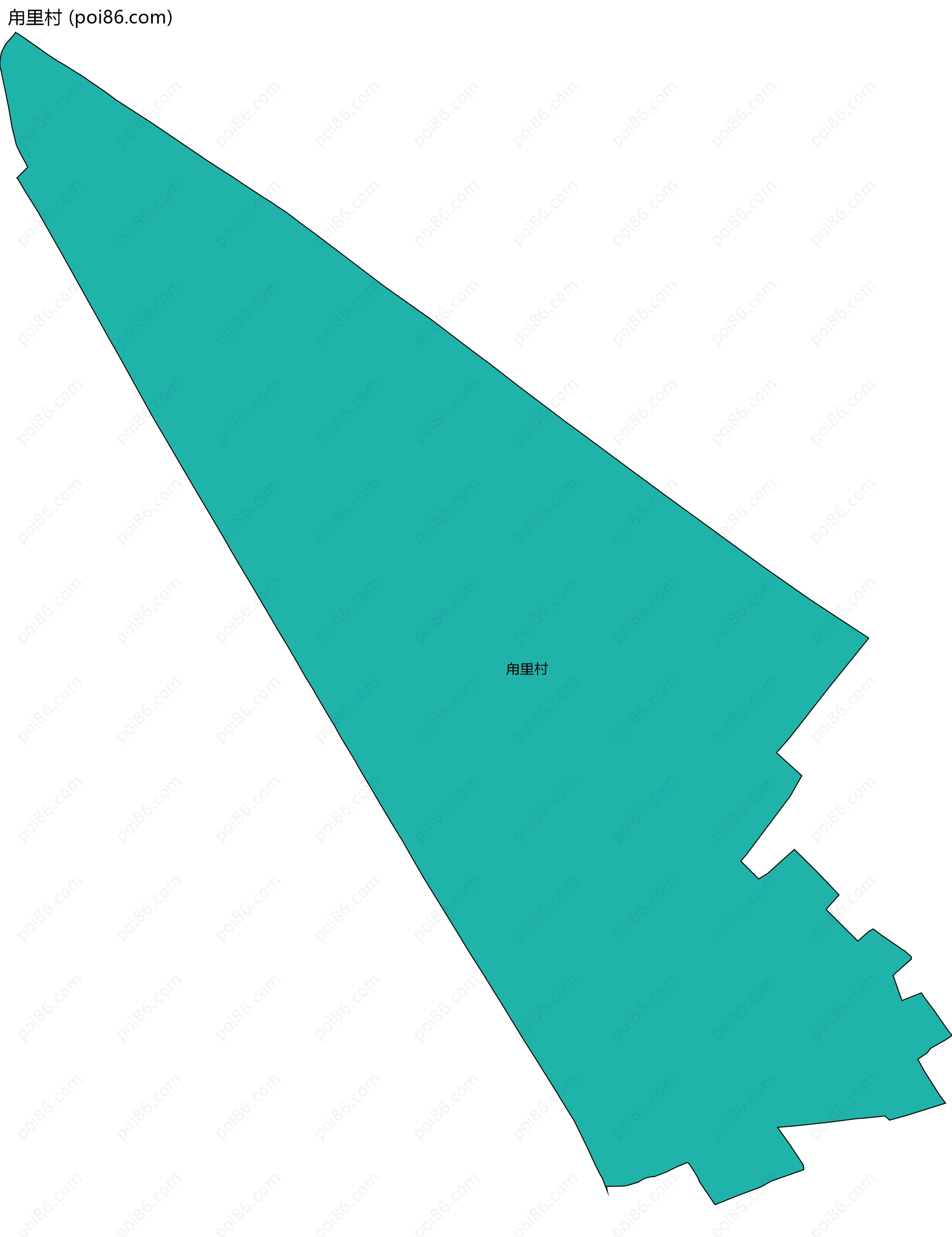 甪里村边界地图