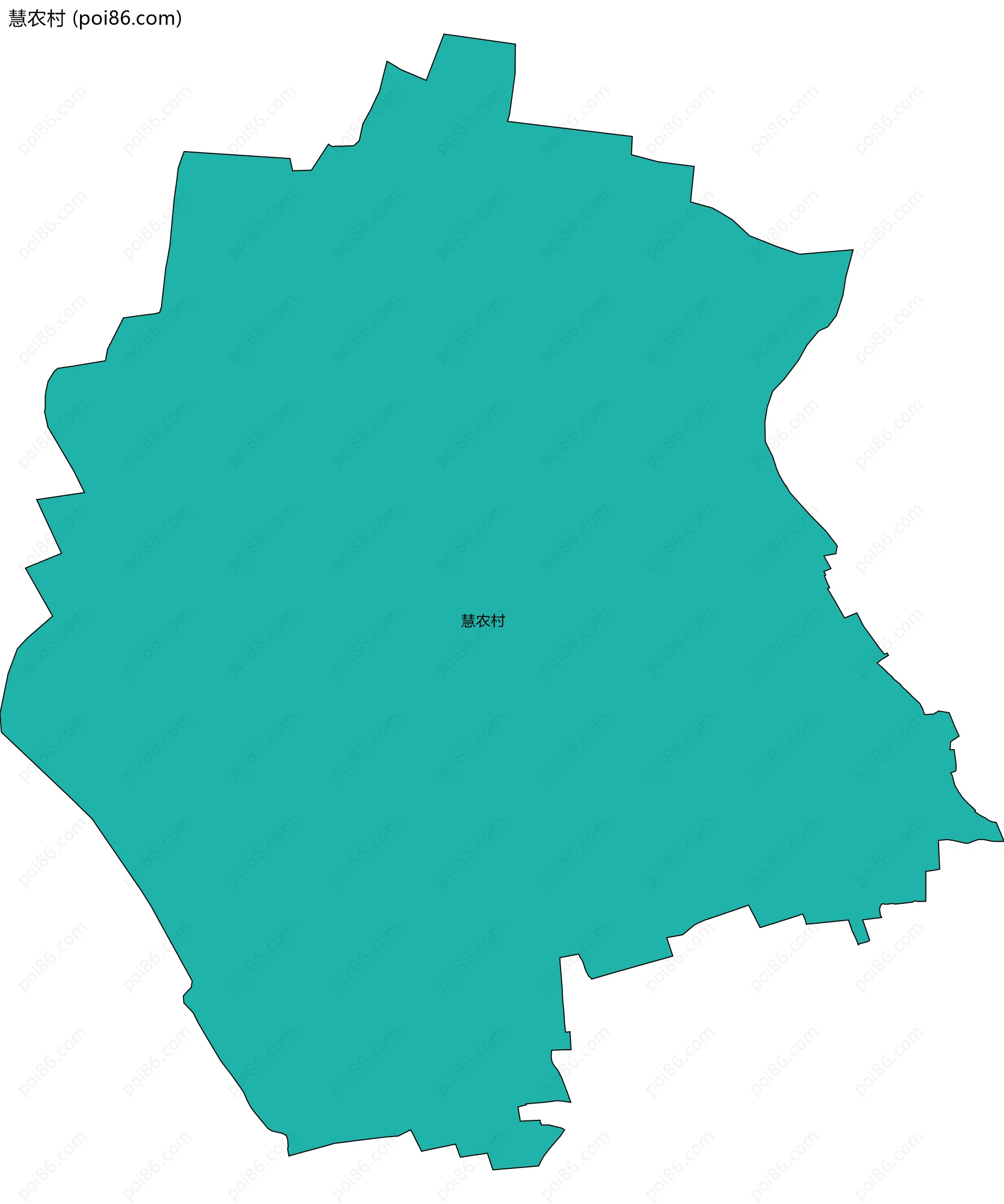 慧农村边界地图