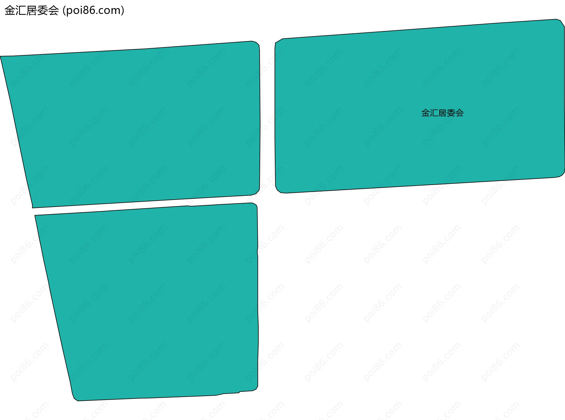 金汇居委会边界地图