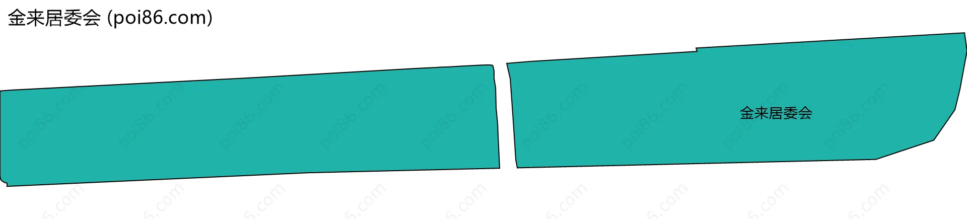 金来居委会边界地图