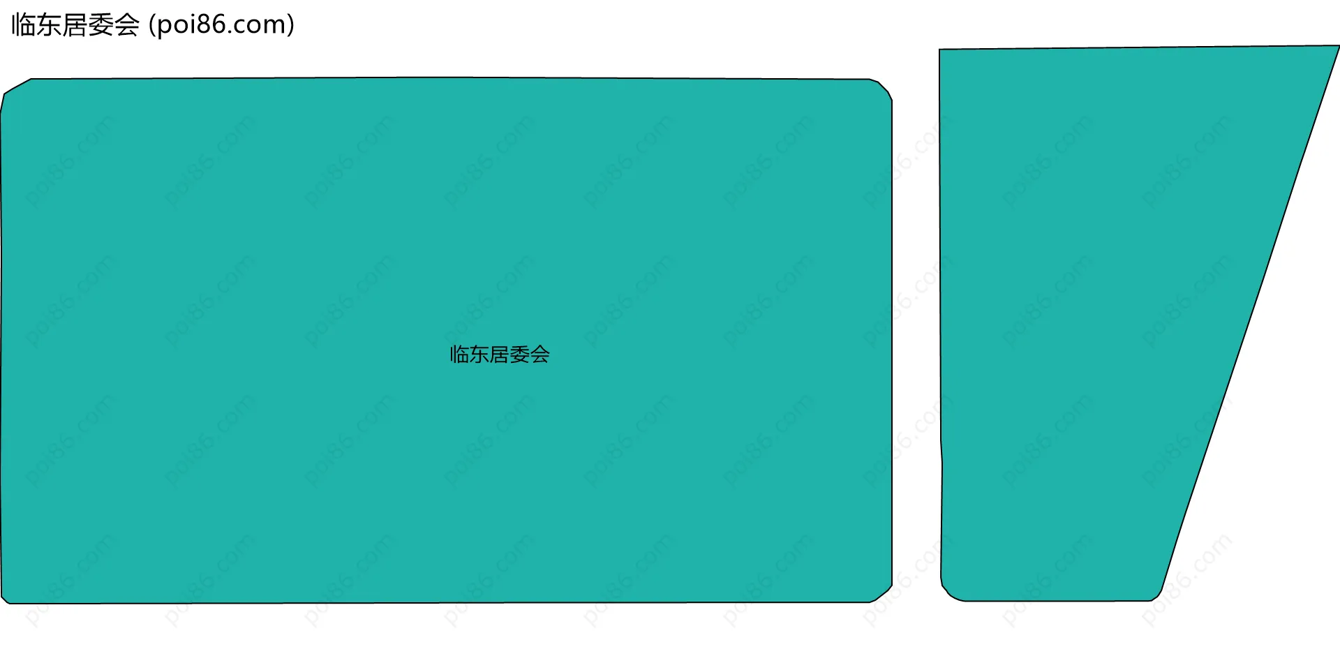 临东居委会边界地图