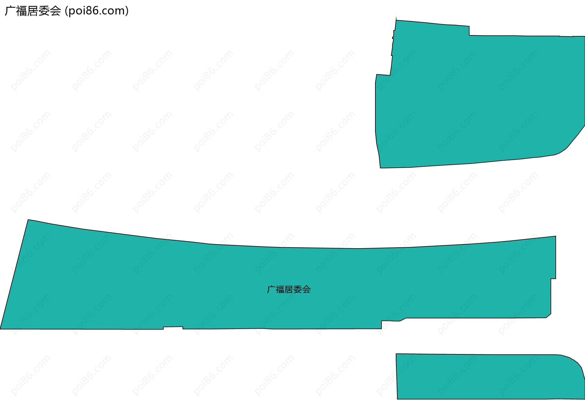 广福居委会边界地图