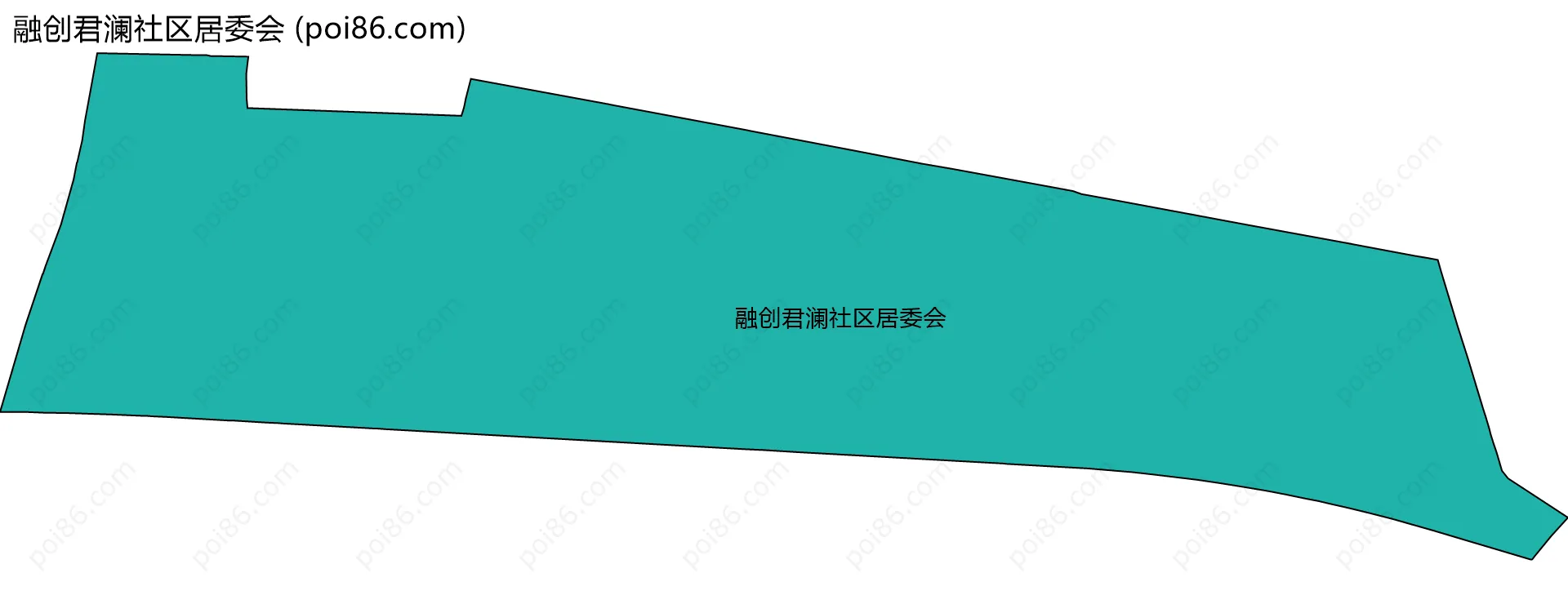 融创君澜社区居委会边界地图