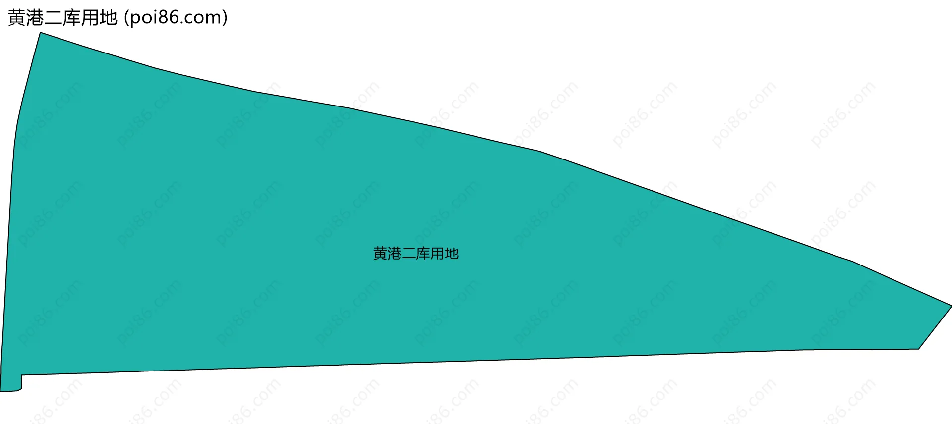 黄港二库用地边界地图