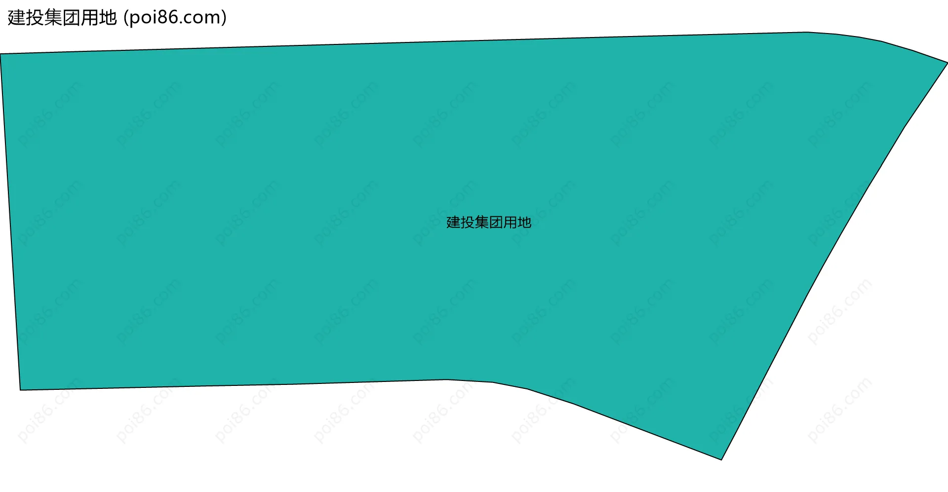 建投集团用地边界地图