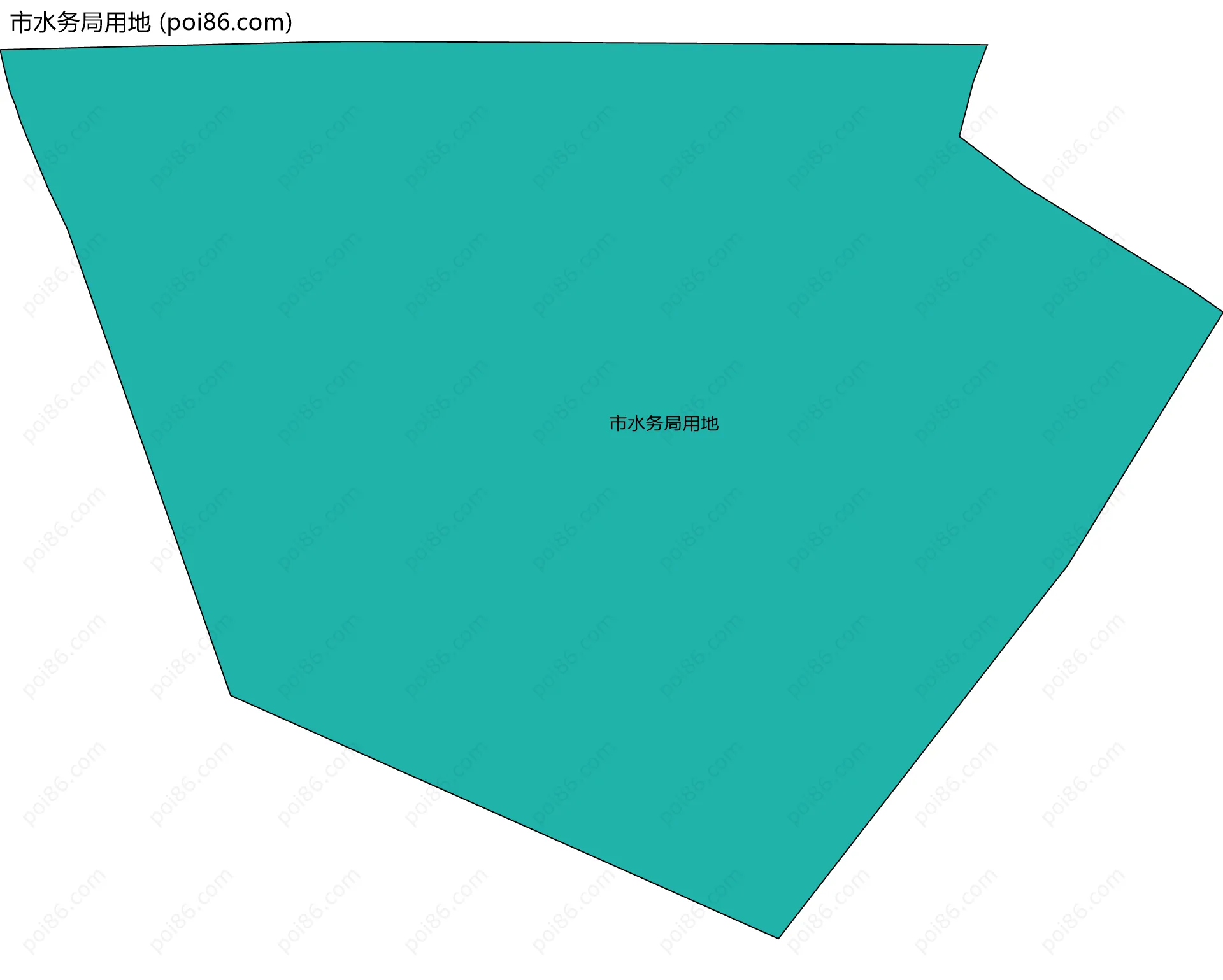 市水务局用地边界地图