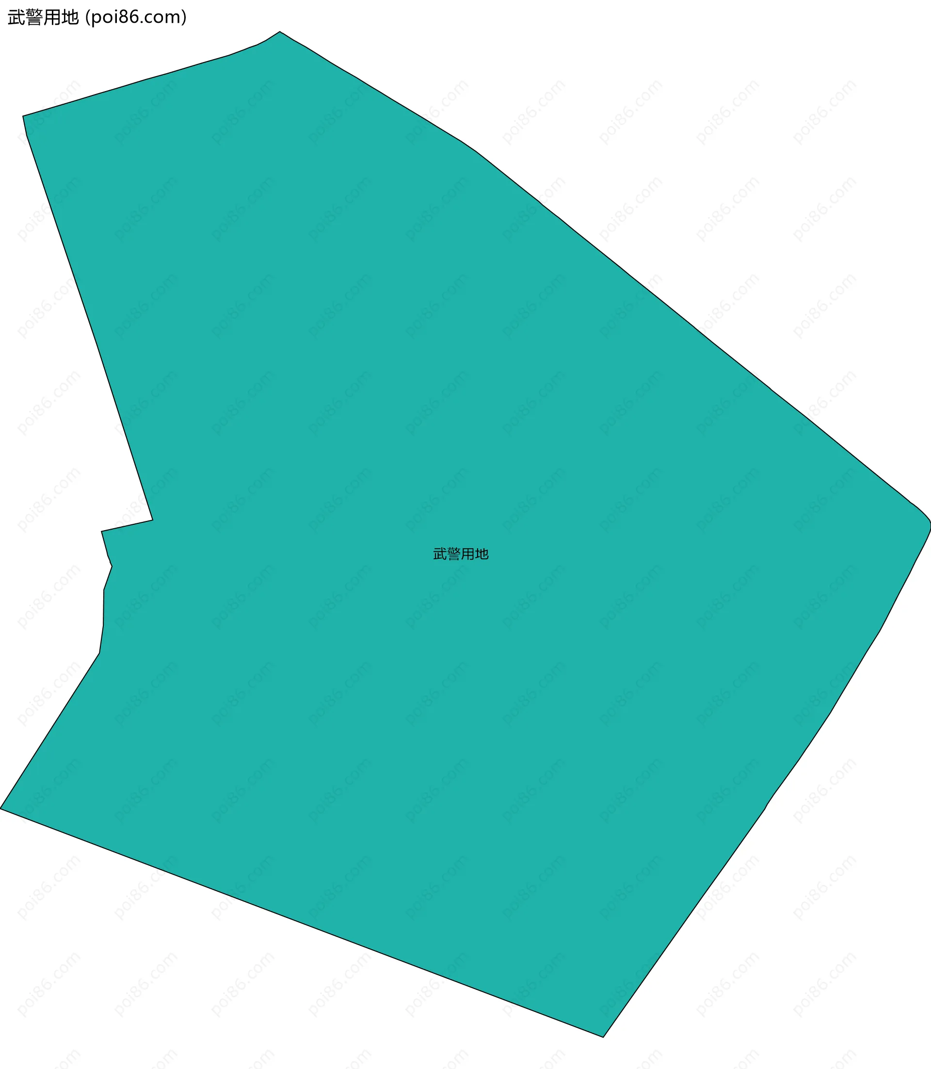 武警用地边界地图