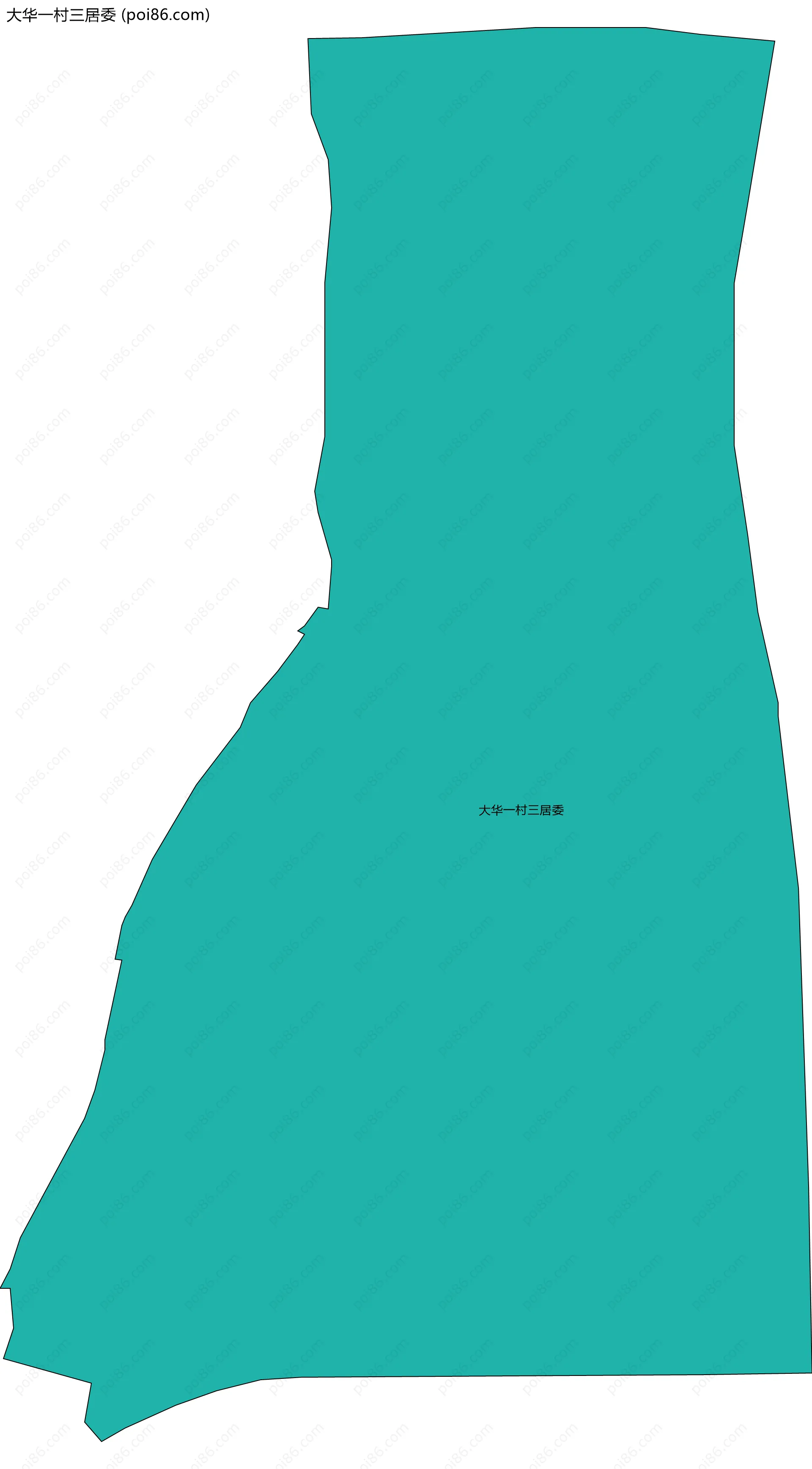 大华一村三居委边界地图