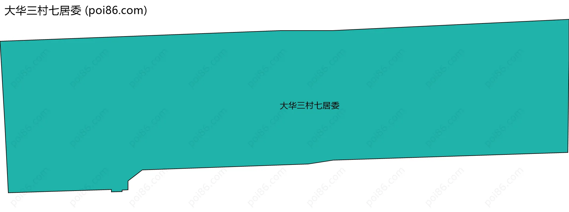大华三村七居委边界地图