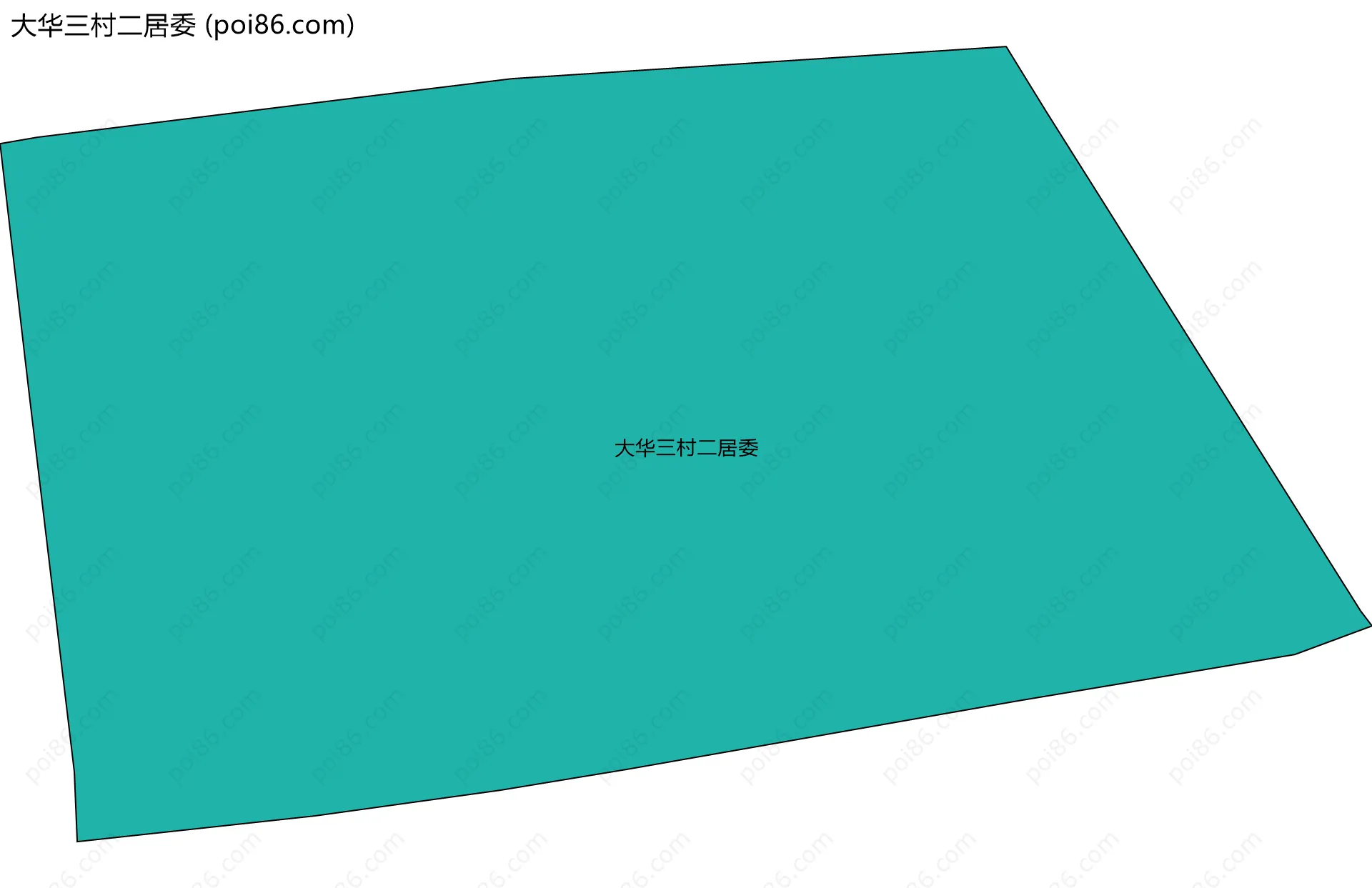 大华三村二居委边界地图