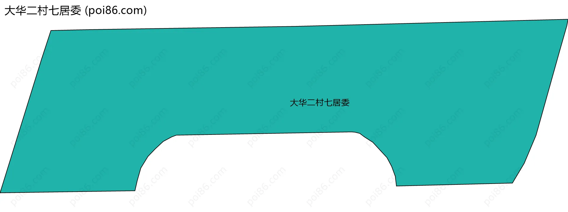 大华二村七居委边界地图
