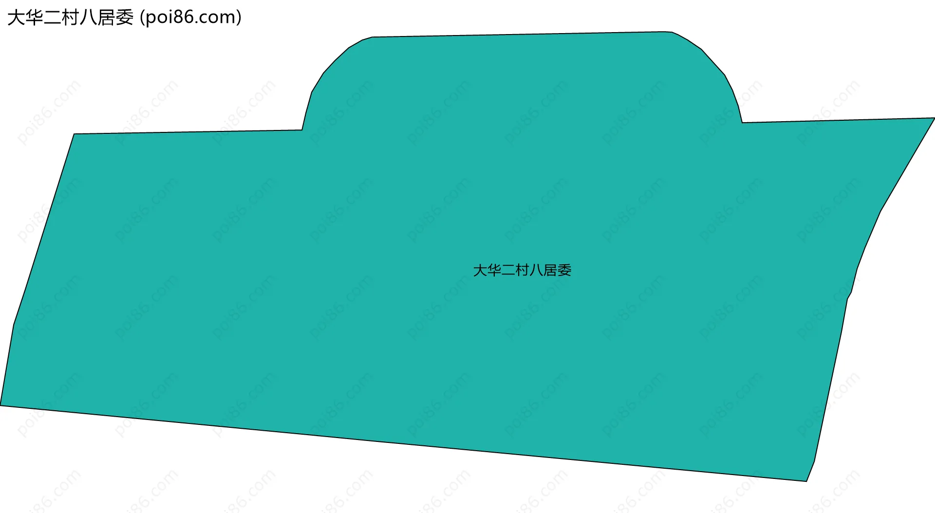 大华二村八居委边界地图