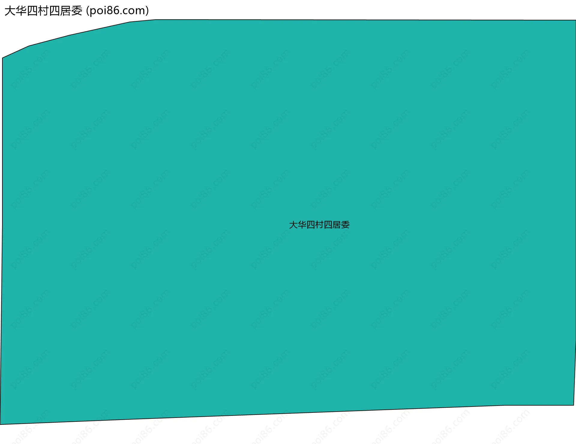 大华四村四居委边界地图