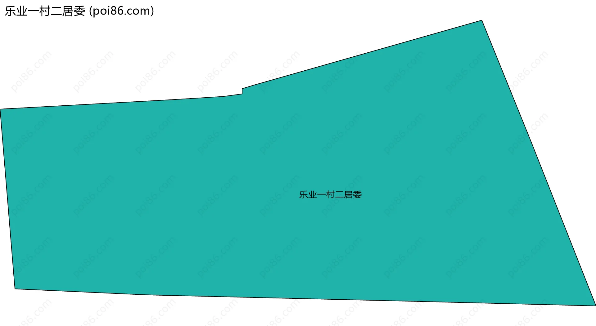 乐业一村二居委边界地图