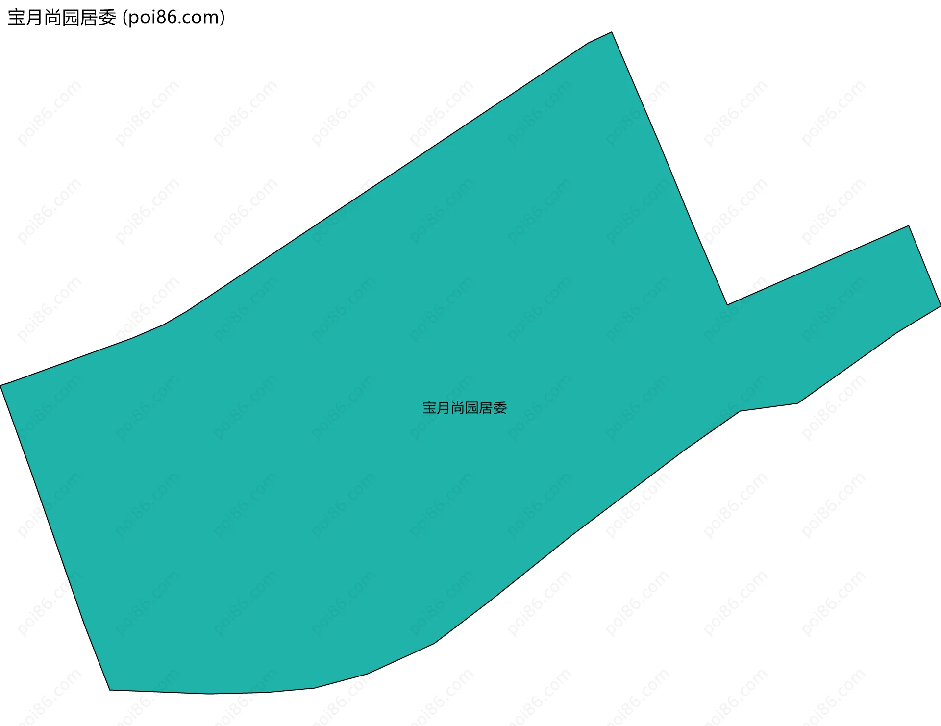 宝月尚园居委边界地图