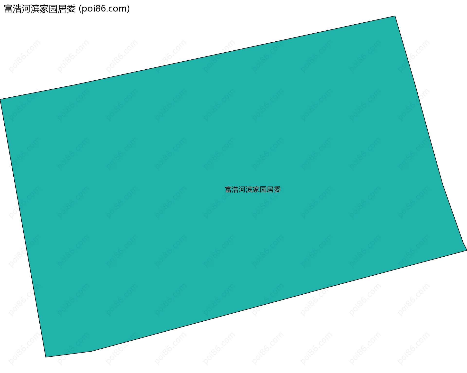 富浩河滨家园居委边界地图