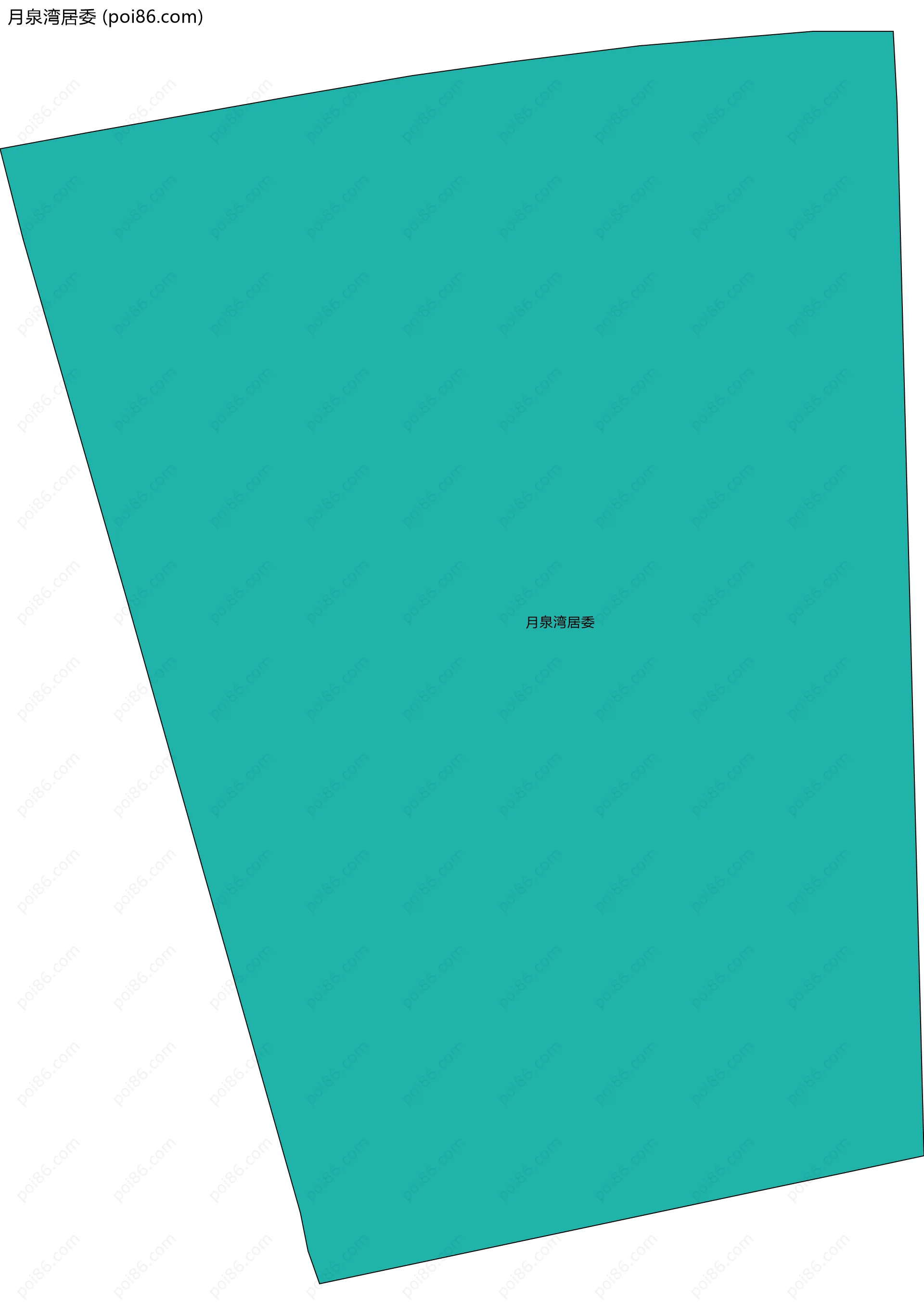 月泉湾居委边界地图