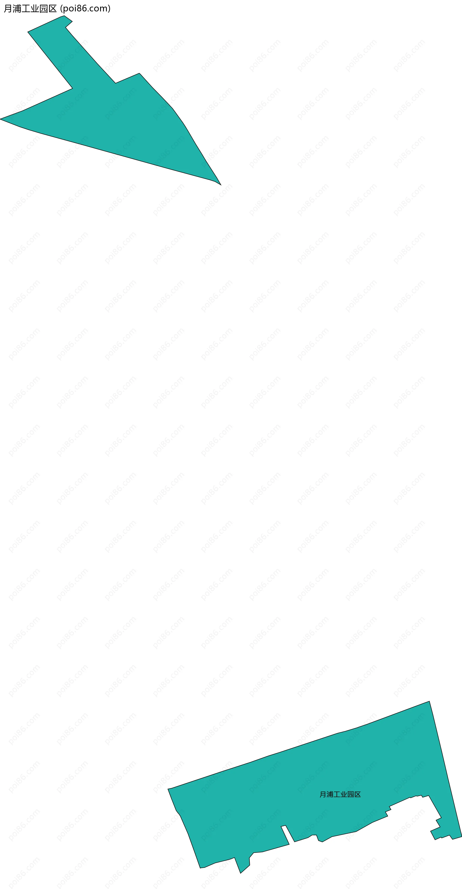 月浦工业园区边界地图