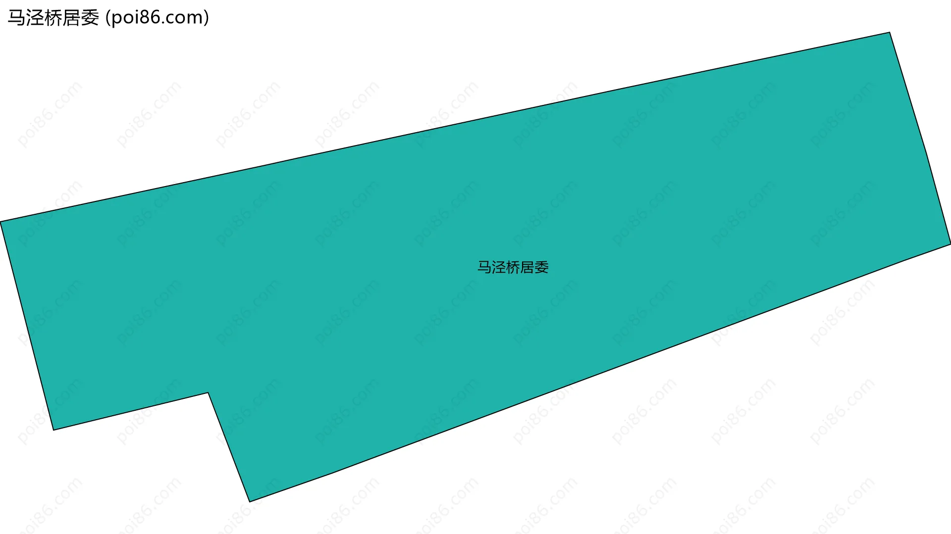 马泾桥居委边界地图