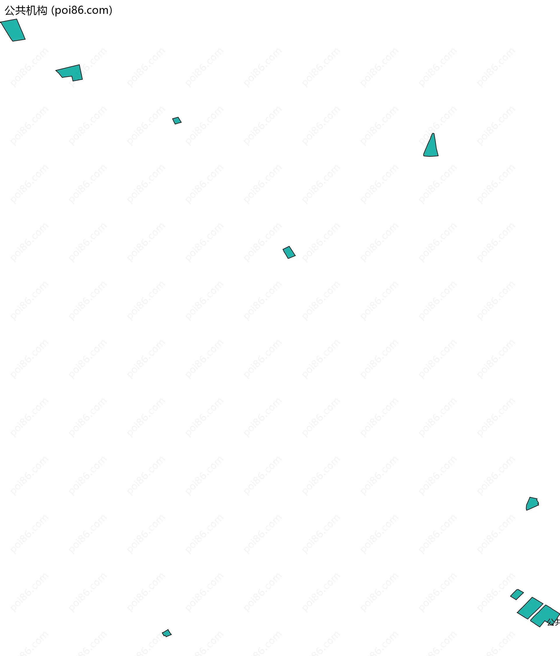 公共机构边界地图