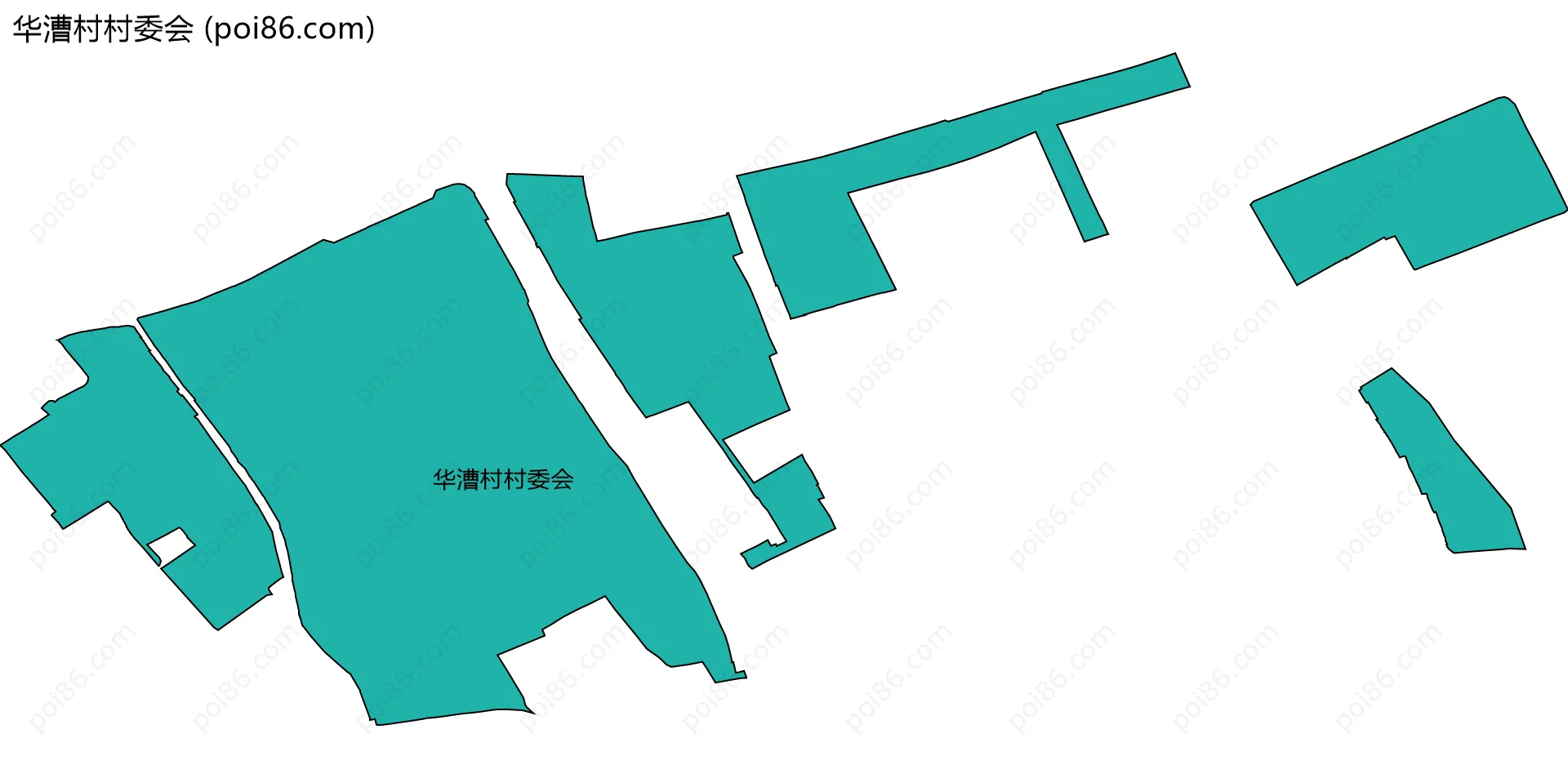 华漕村村委会边界地图