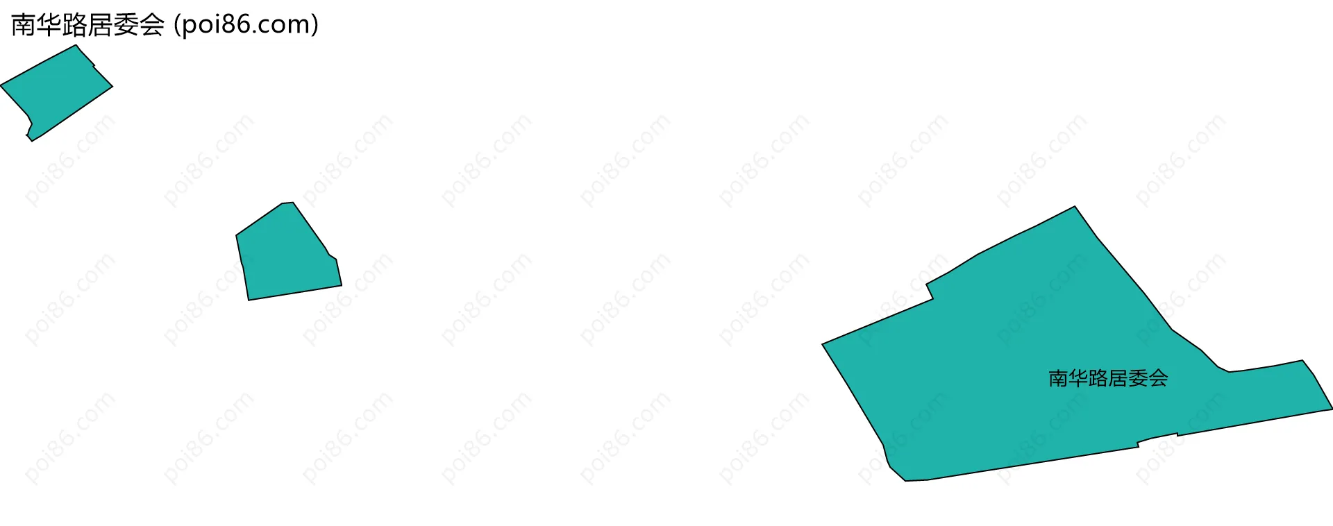 南华路居委会边界地图