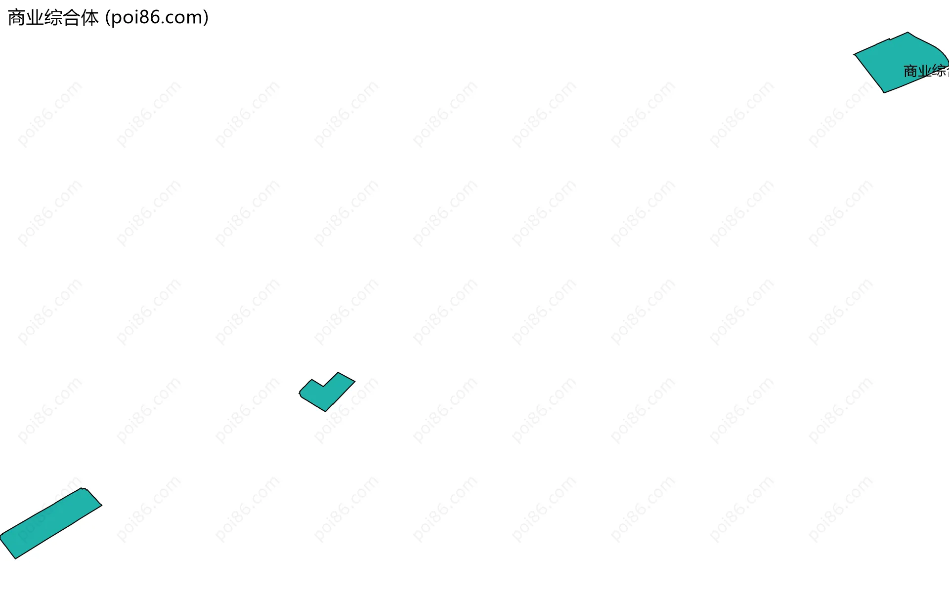 商业综合体边界地图