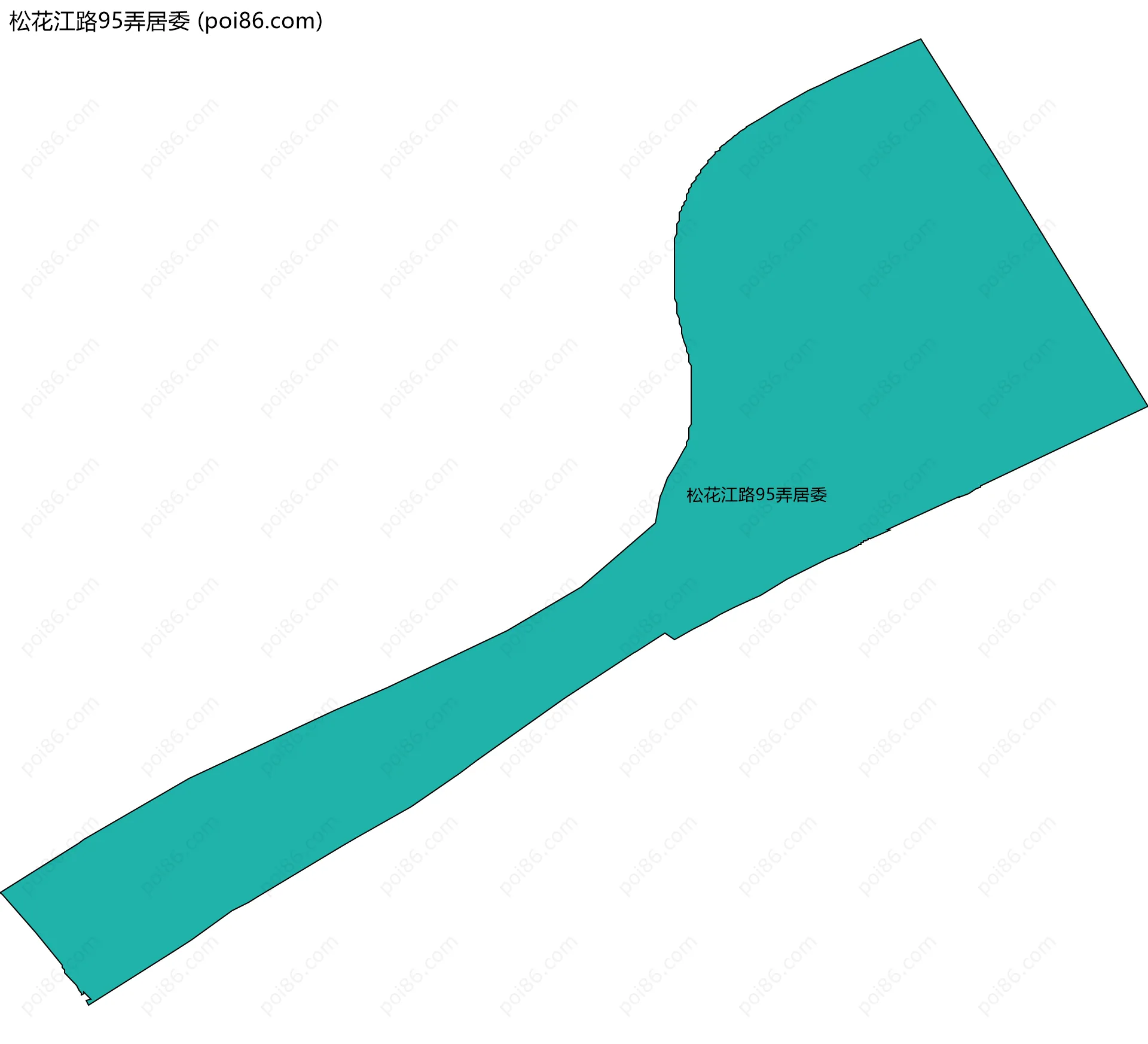 松花江路95弄居委边界地图