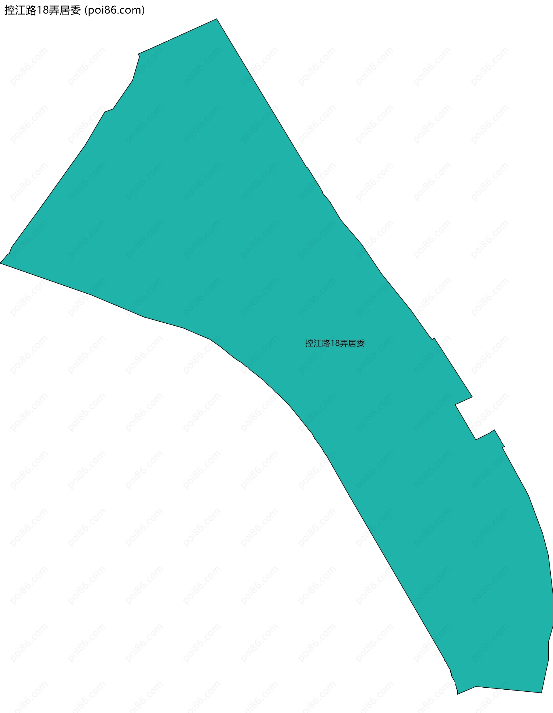 控江路18弄居委边界地图