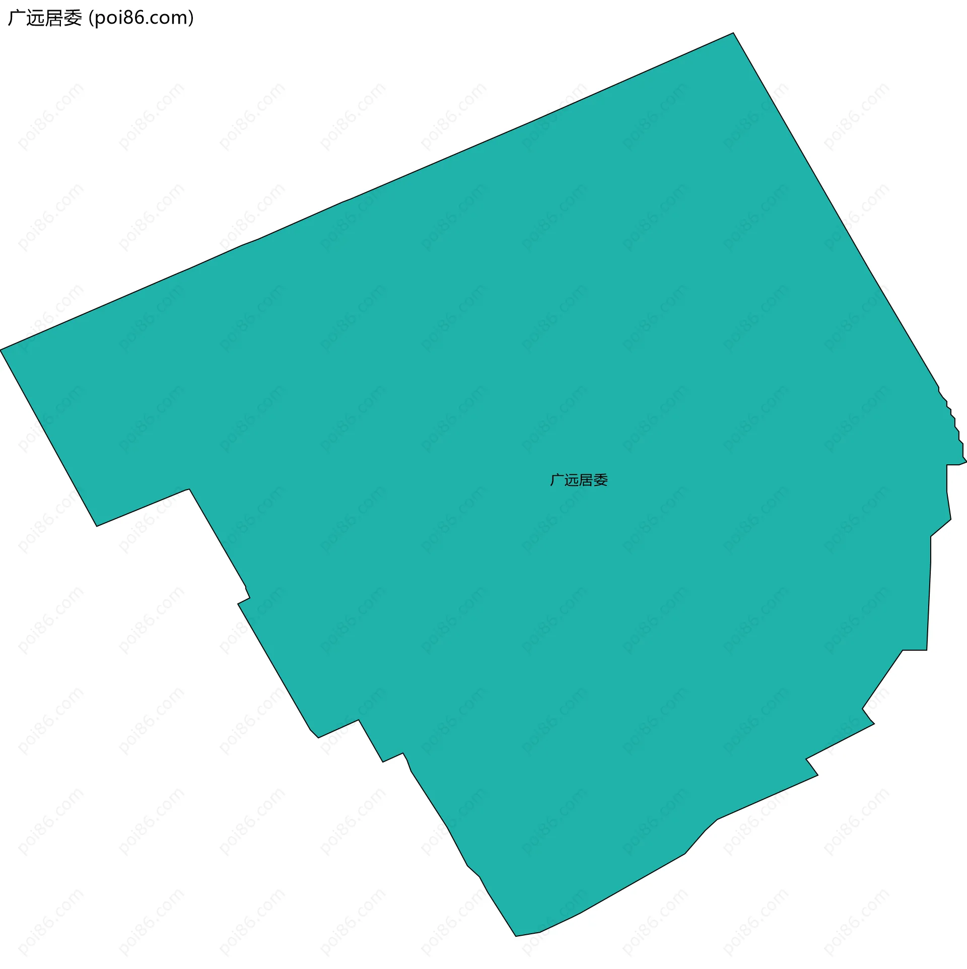 广远居委边界地图