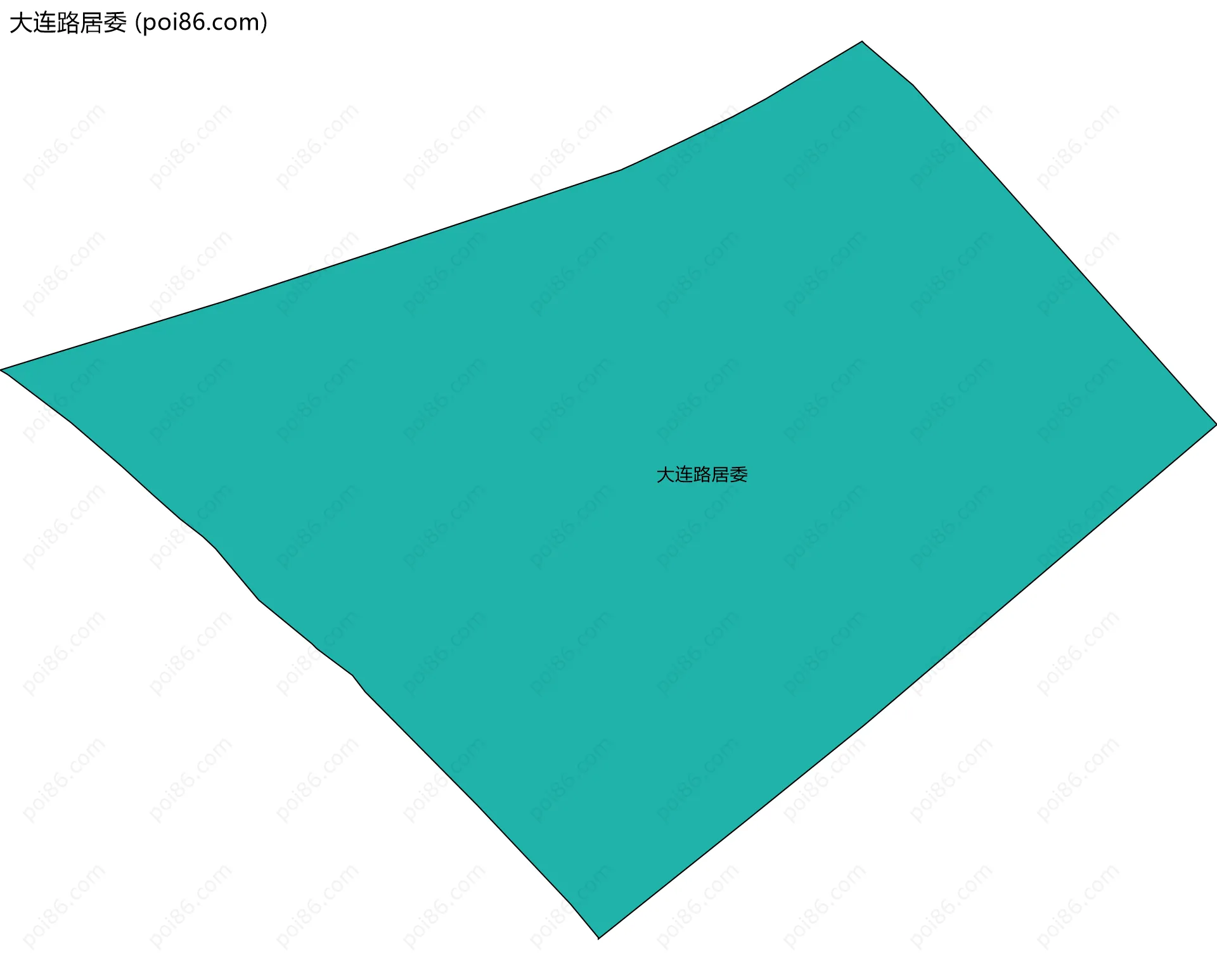 大连路居委边界地图