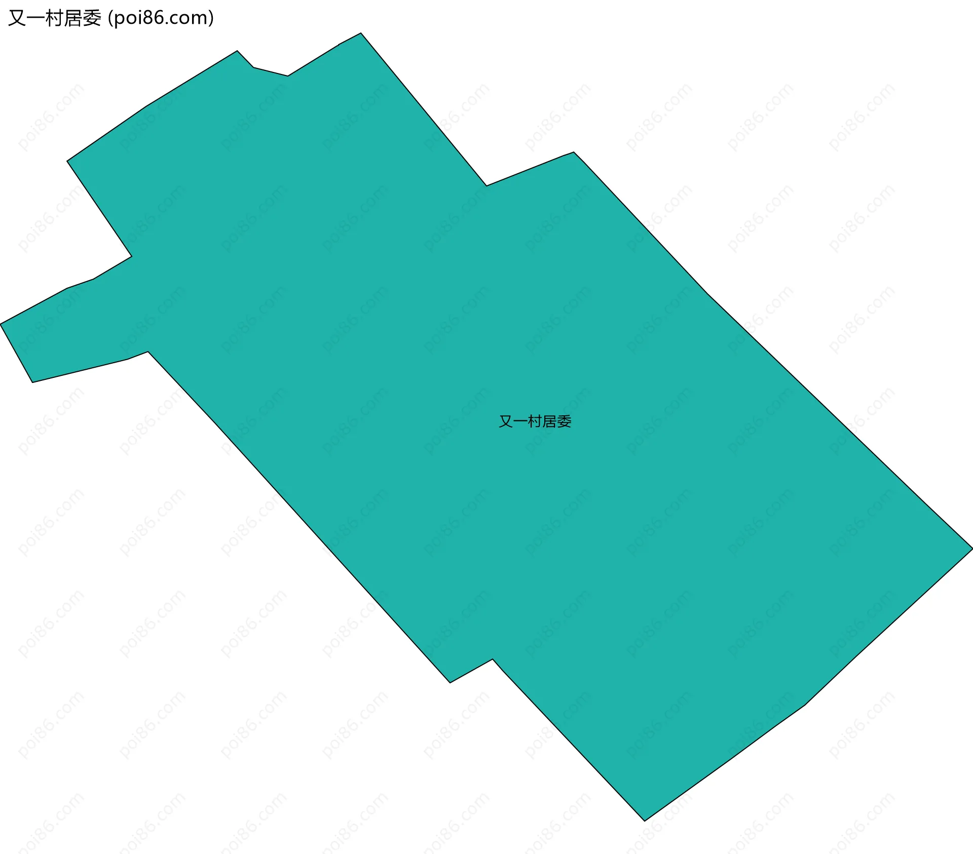 又一村居委边界地图