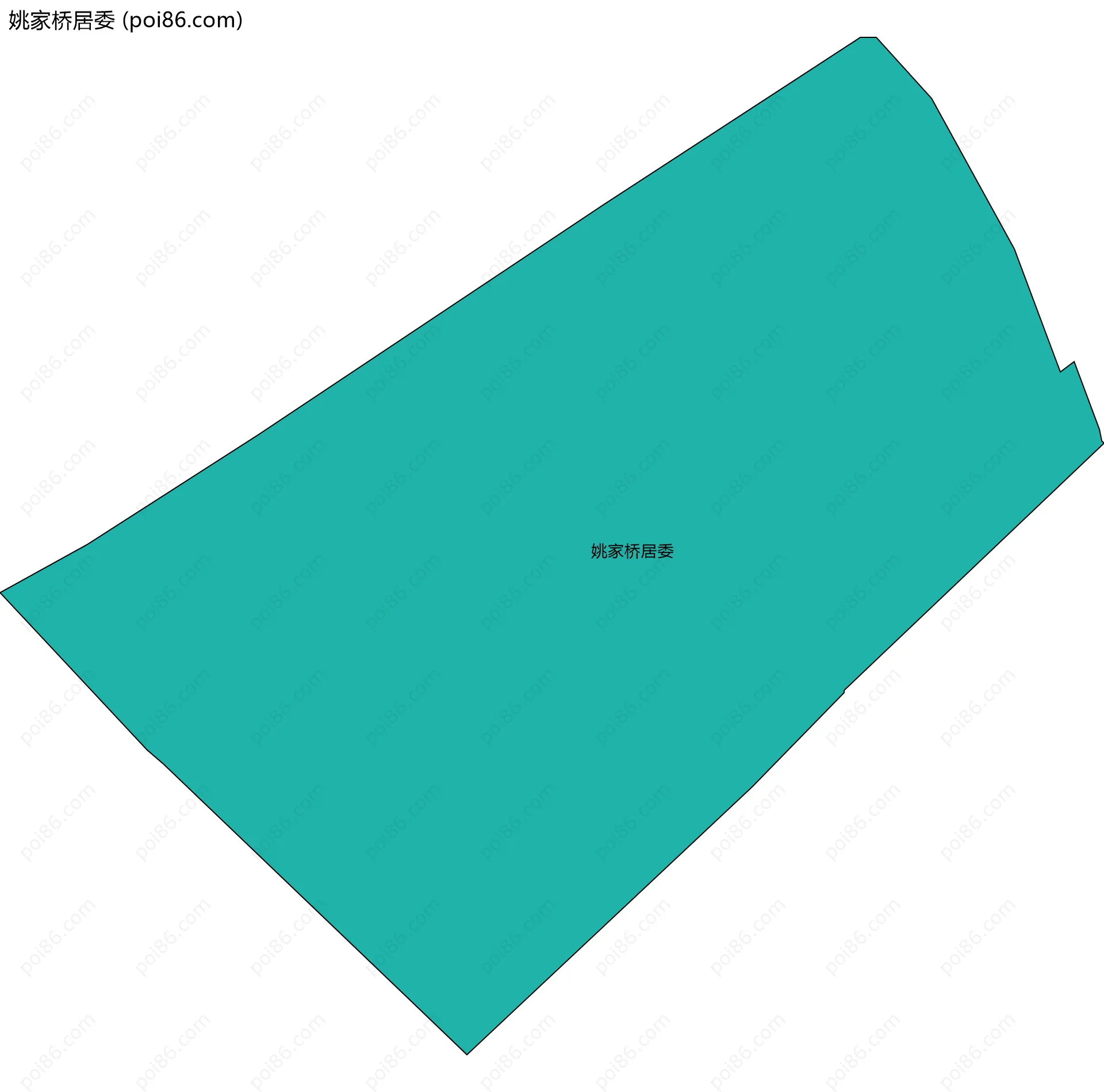 姚家桥居委边界地图