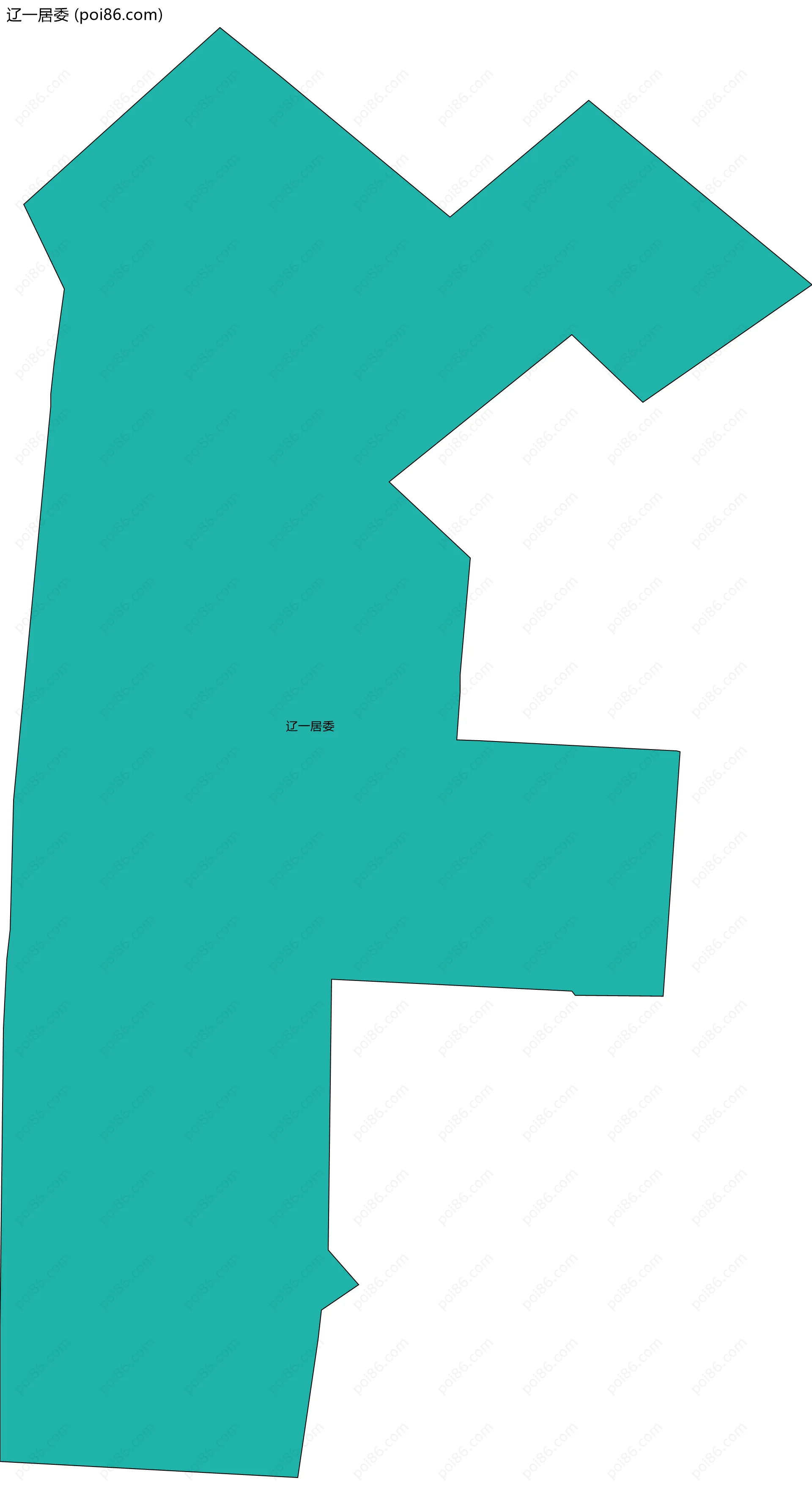 辽一居委边界地图